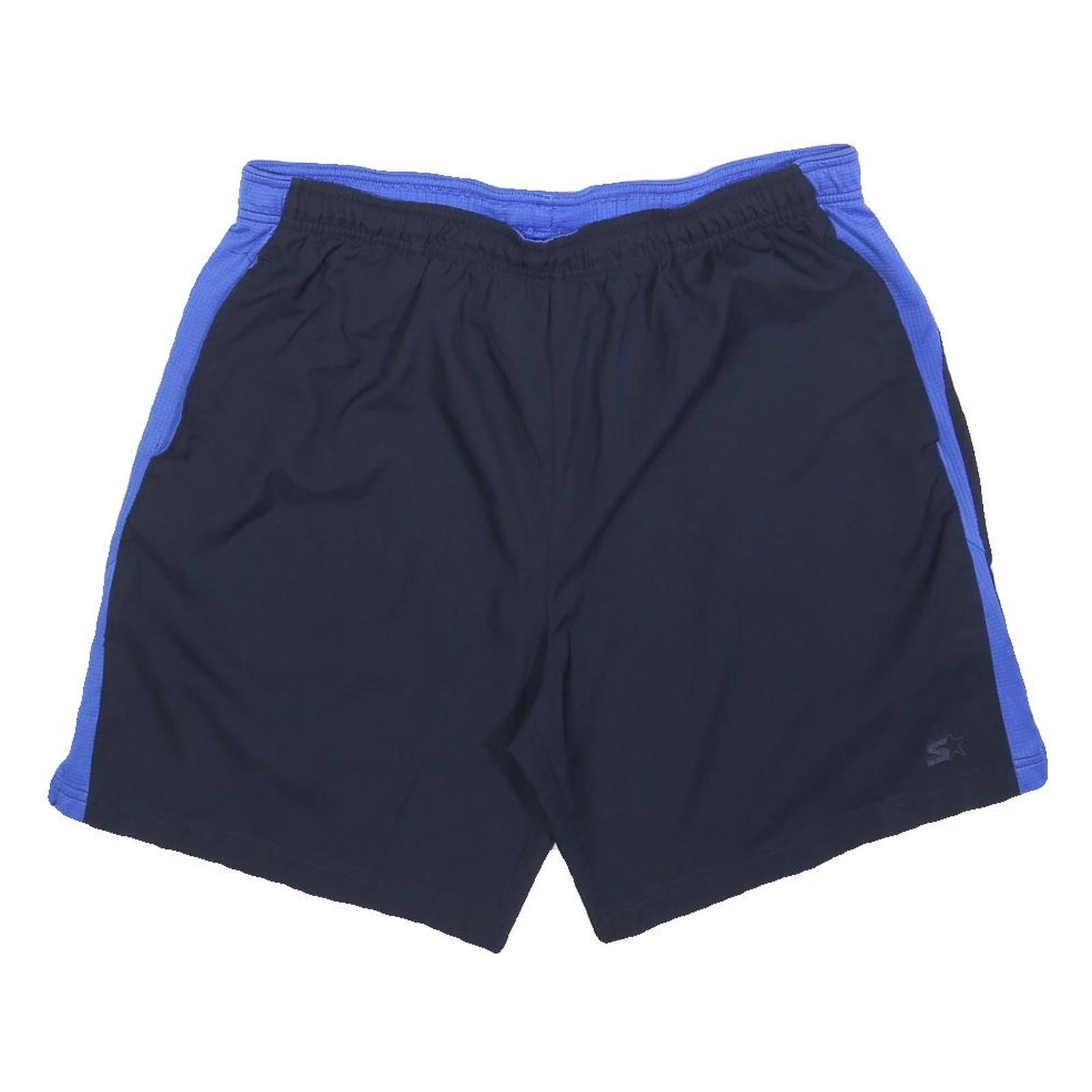 STARTER Mens Navy Blue Casual Shorts L W34 Lightweight Sportswear Refurbished - N/A refurbished available on Cerqular