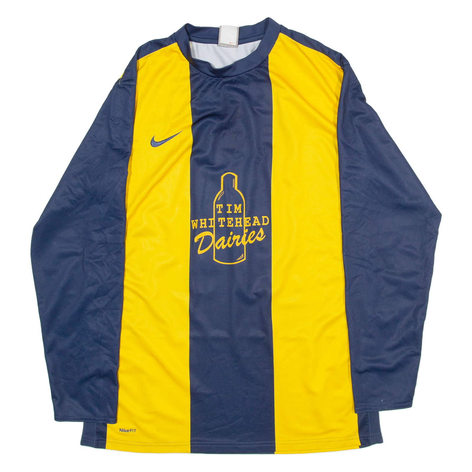 NIKE Mens Jersey Yellow Long Sleeve M Refurbished - N/A refurbished available on Cerqular