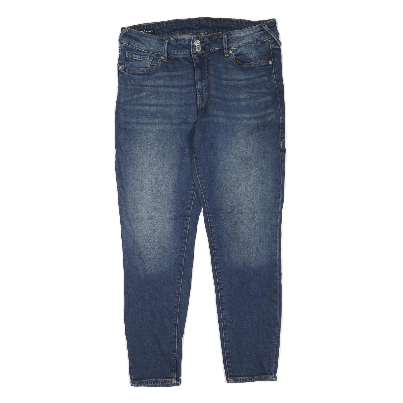 TRUE RELIGION Womens Jeans Blue Regular Skinny Denim Medium W34 L30 Stylish Refurbished - N/A refurbished available on Cerqular