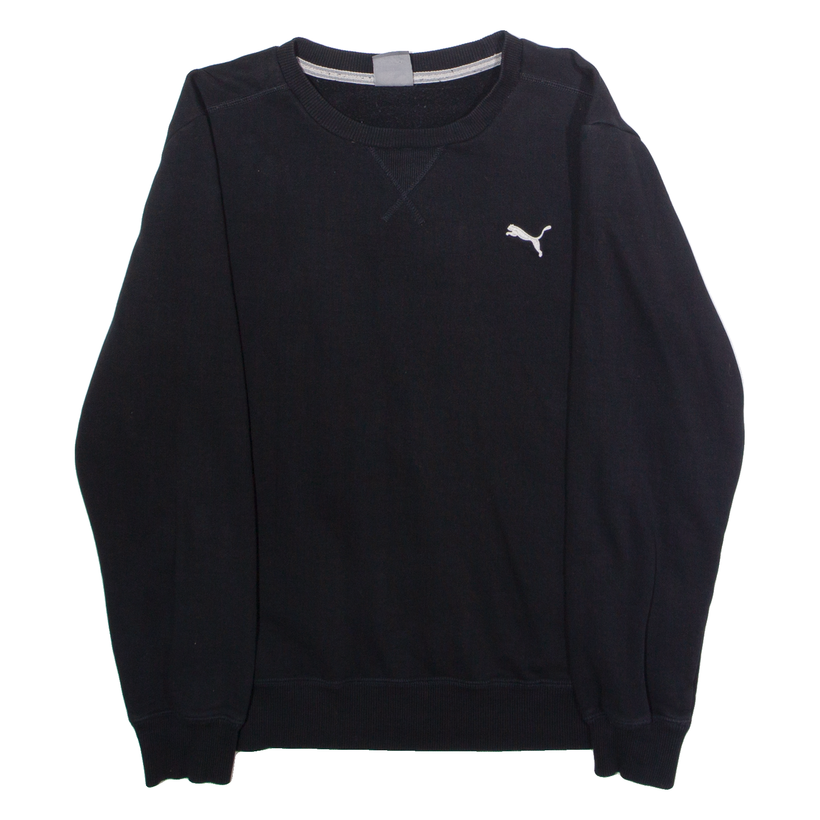 PUMA Mens Sweatshirt Black Crew Neck S Refurbished - N/A refurbished available on Cerqular