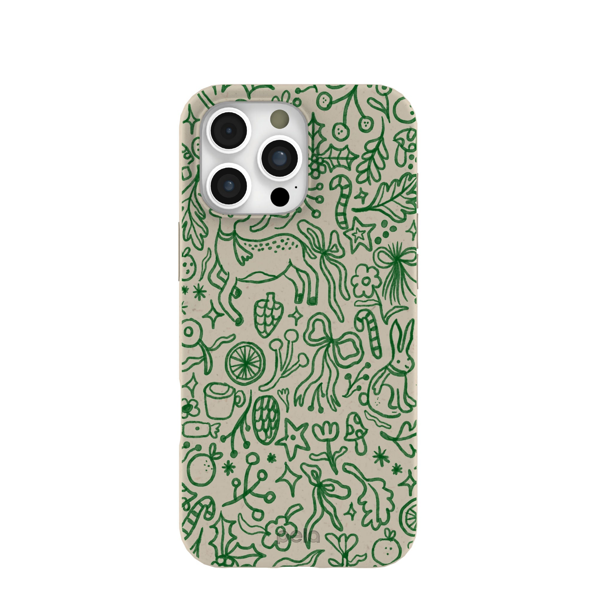 London Fog Cozy Woodland iPhone 16 Pro Max Case Refurbished - Pela Case refurbished available on Cerqular