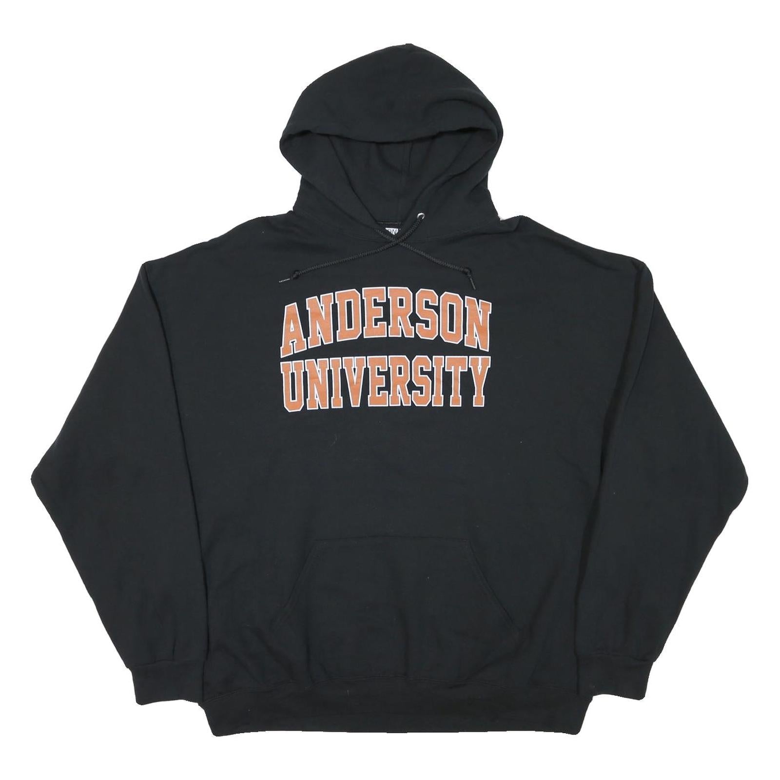 ON MIS SION Mens Black Anderson University Pullover Hoodie 2XL Cotton Blend Refurbished - N/A refurbished available on Cerqular