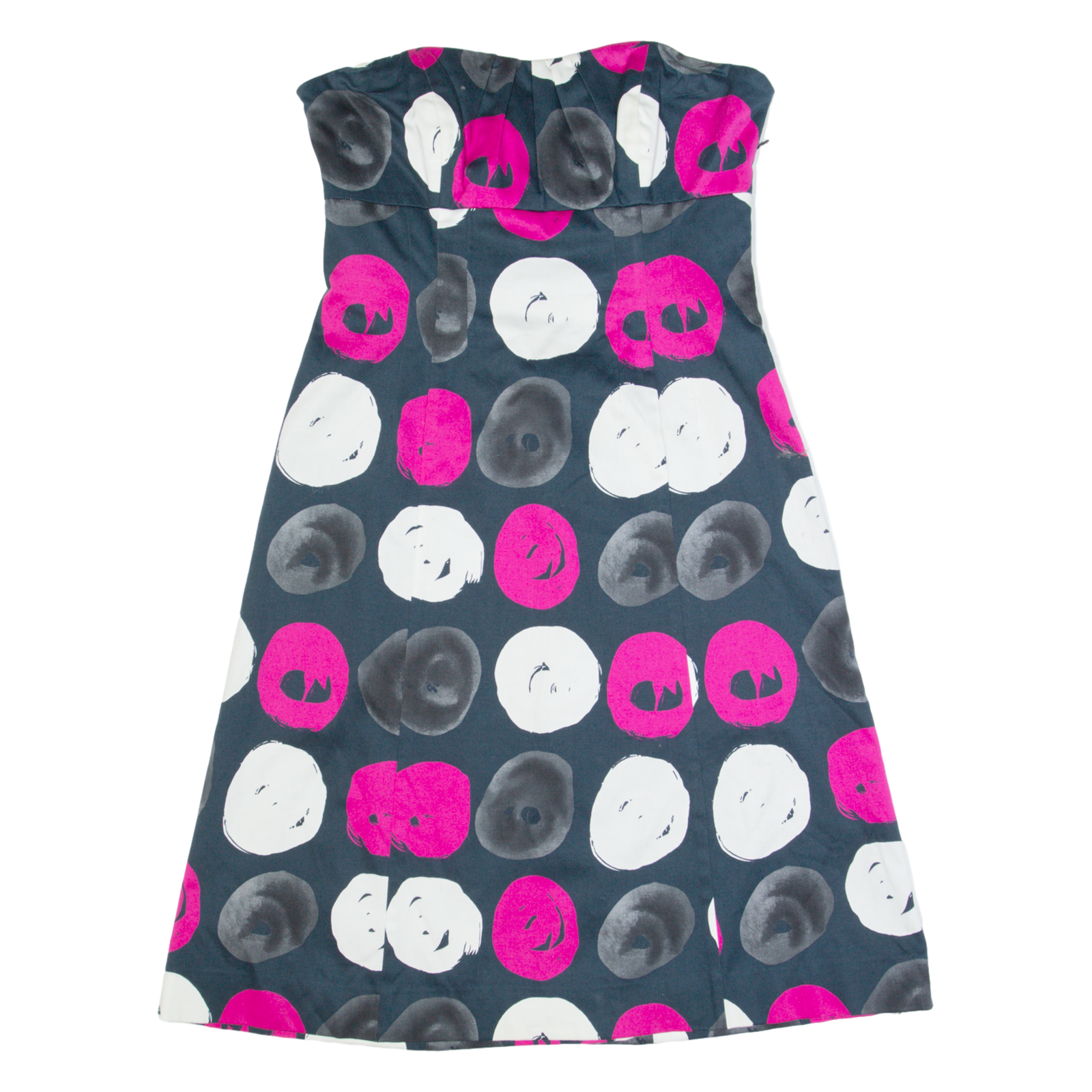 COAST Womens Fit & Flare Dress Blue Spotted Sleeveless Knee Length UK 10 Refurbished - N/A refurbished available on Cerqular