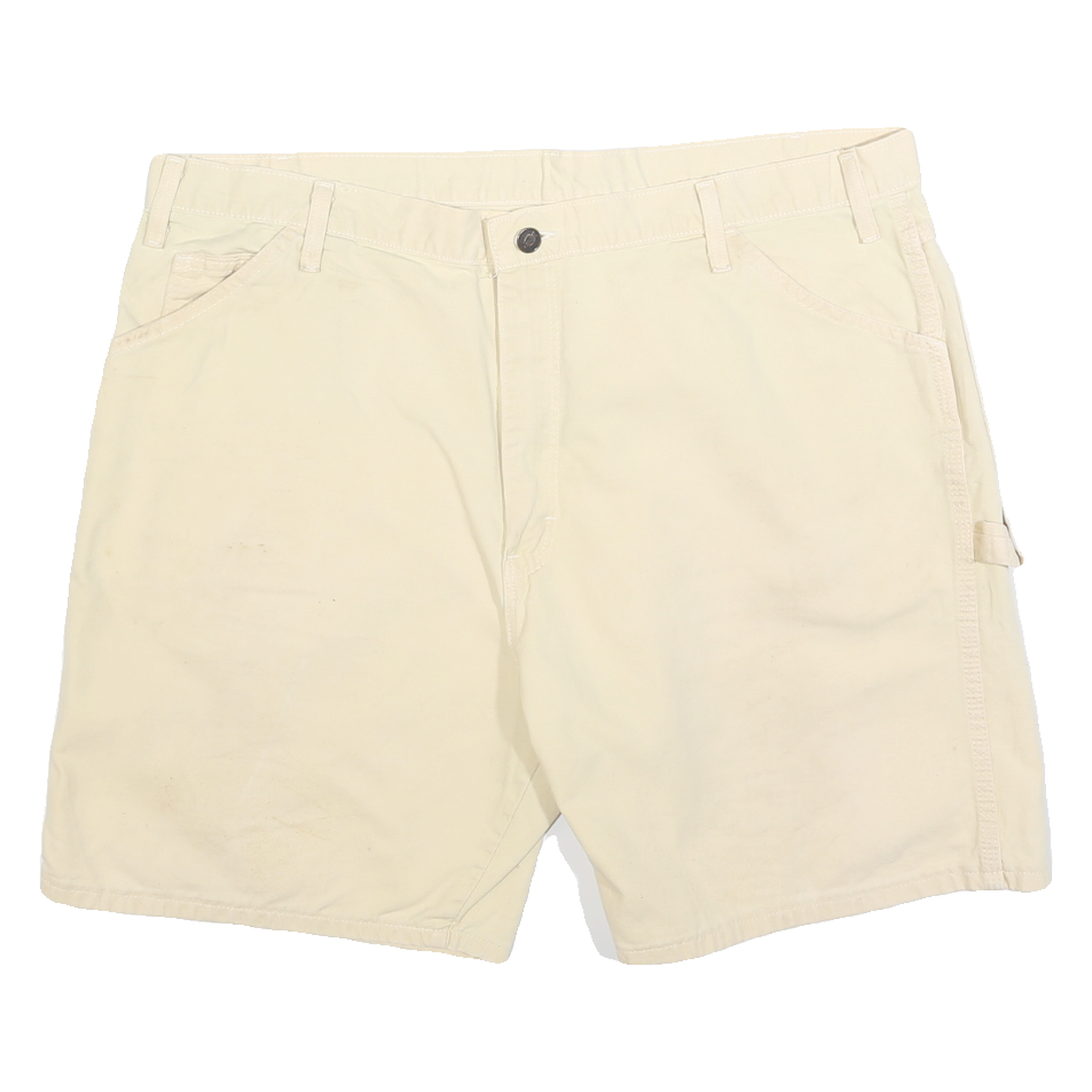 DICKIES Womens Shorts Beige Casual Cotton Blend XL W40 Workwear Relaxed Fit Refurbished - N/A refurbished available on Cerqular