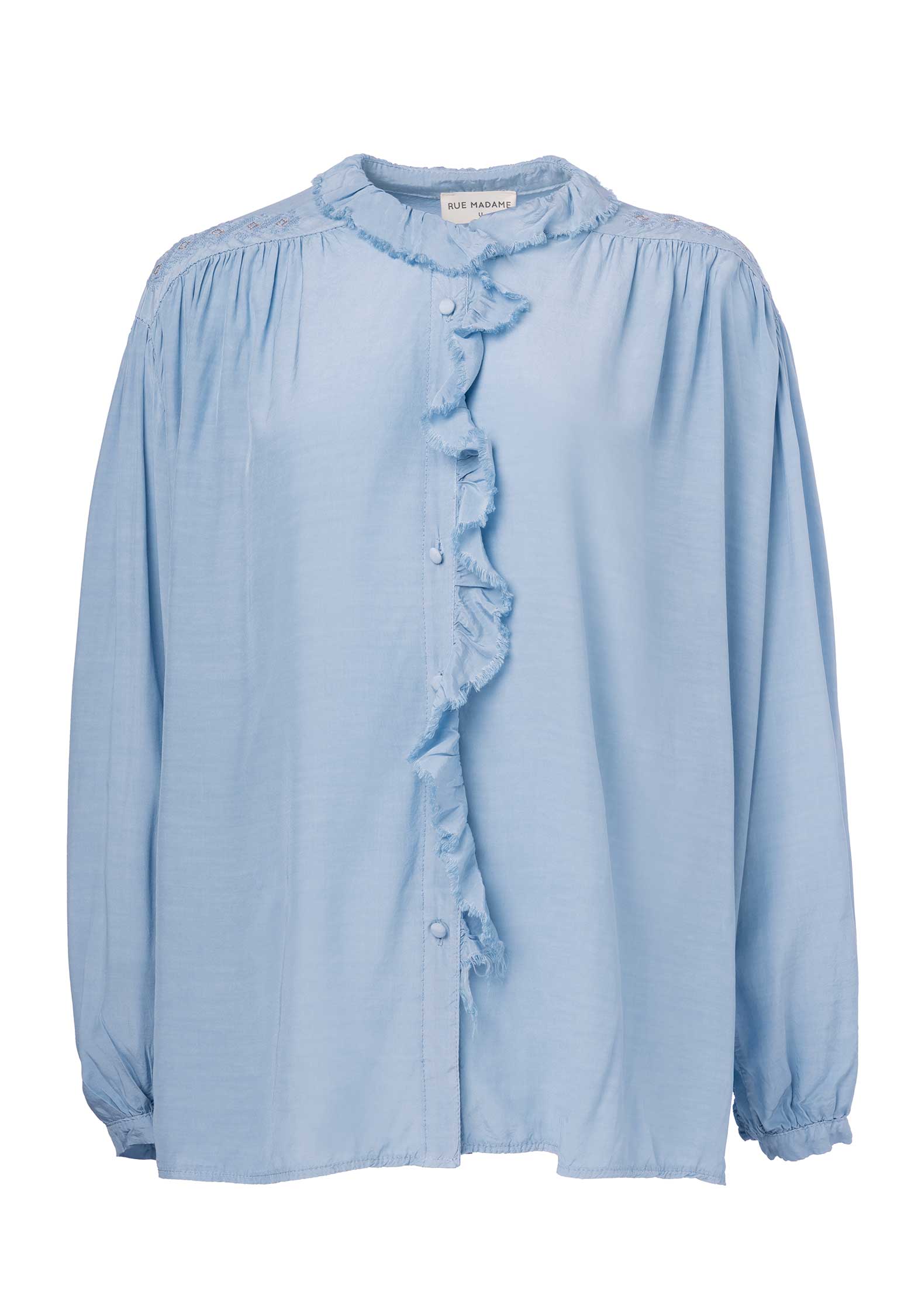 Blouse C100173 Light-Blue | Color: LIGHT BLUE | Size: U Refurbished - N/A (I could not find a well-known brand with this name refurbished available on Cerqular