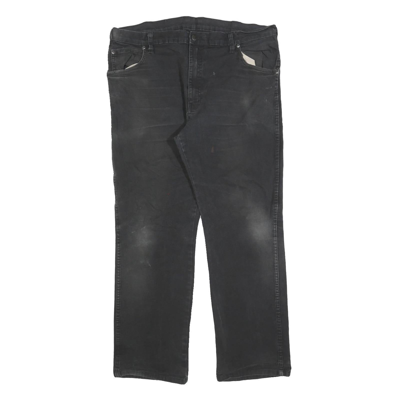 DICKIES Mens Relaxed Black Denim Jeans W38 L30 Workwear Casual Zip Fly Refurbished - N/A refurbished available on Cerqular