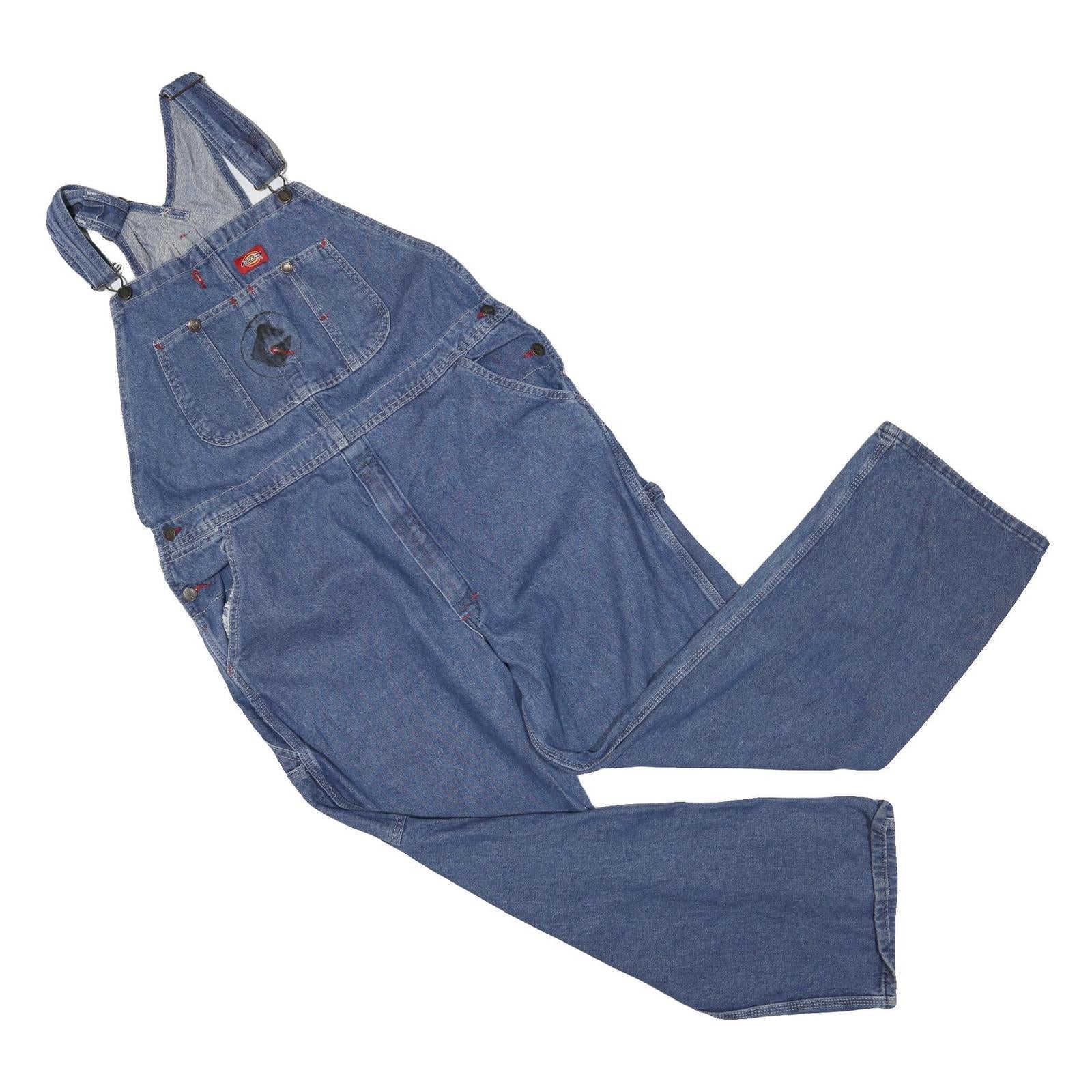 Buy DICKIES Mens Blue Denim Relaxed Cotton Blend Dungarees L W38 L27 Workwear Refurbished - $63.69 DICKIES Mens Blue Denim Relaxed Cotton Blend Dungarees L W38 L27 Workwear Refurbished - N/A refurbished available on Cerqular