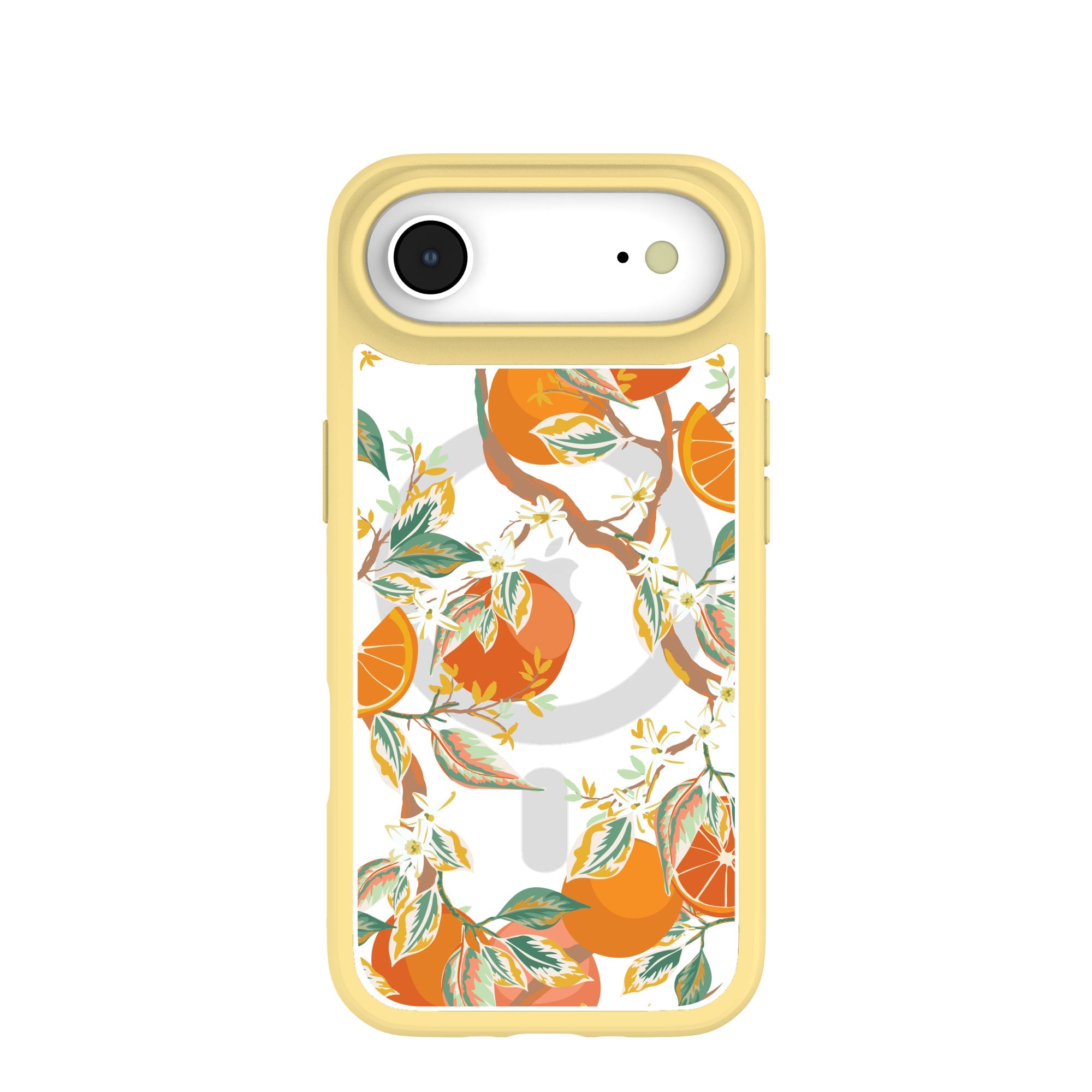 Clear Citrus Blooms iPhone Air Case With Sunbeam Ridge (MagSafe included) Refurbished - Pela Case refurbished available on Cerqular