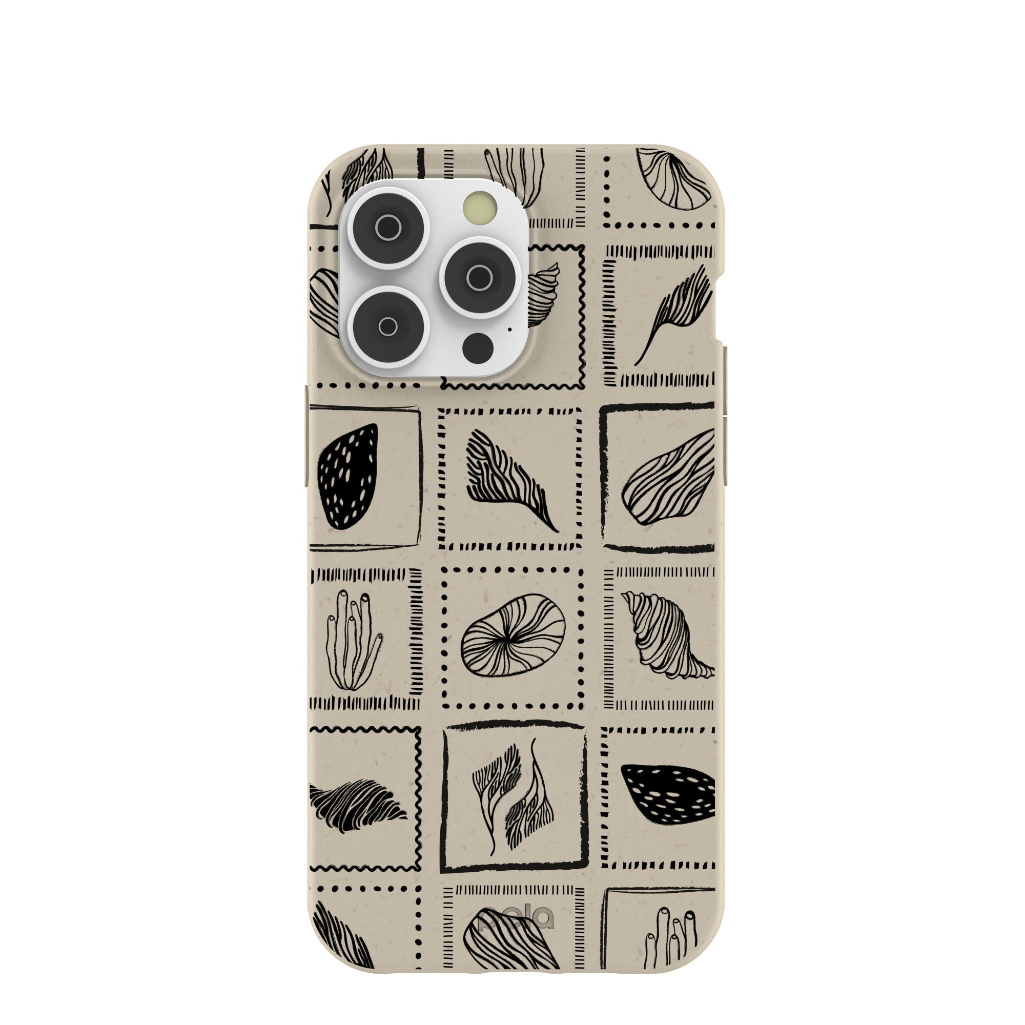 London Fog Coral Tiles iPhone 14 Pro Max Case Refurbished - Pela Case refurbished available on Cerqular