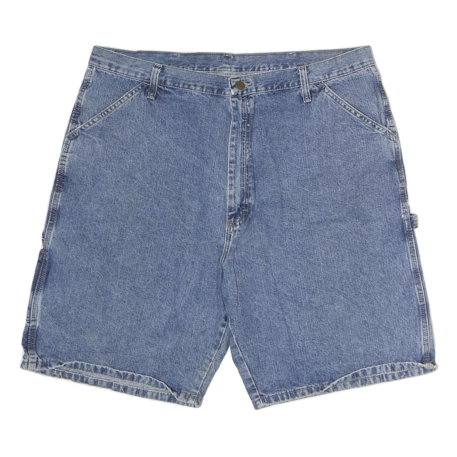 WRANGLER Mens Denim Blue Casual Shorts 2XL W40 Workwear Cotton Refurbished - N/A refurbished available on Cerqular