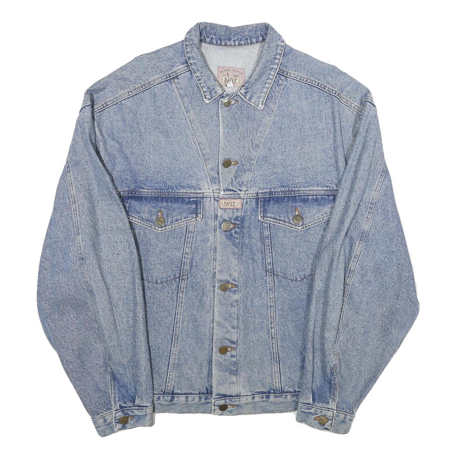 Buy RIFLE Womens Blue Denim Jacket XL Cotton Woven Button Closure Classic Fit Casual Refurbished - $40.29 RIFLE Womens Blue Denim Jacket XL Cotton Woven Button Closure Classic Fit Casual Refurbished - N/A refurbished available on Cerqular