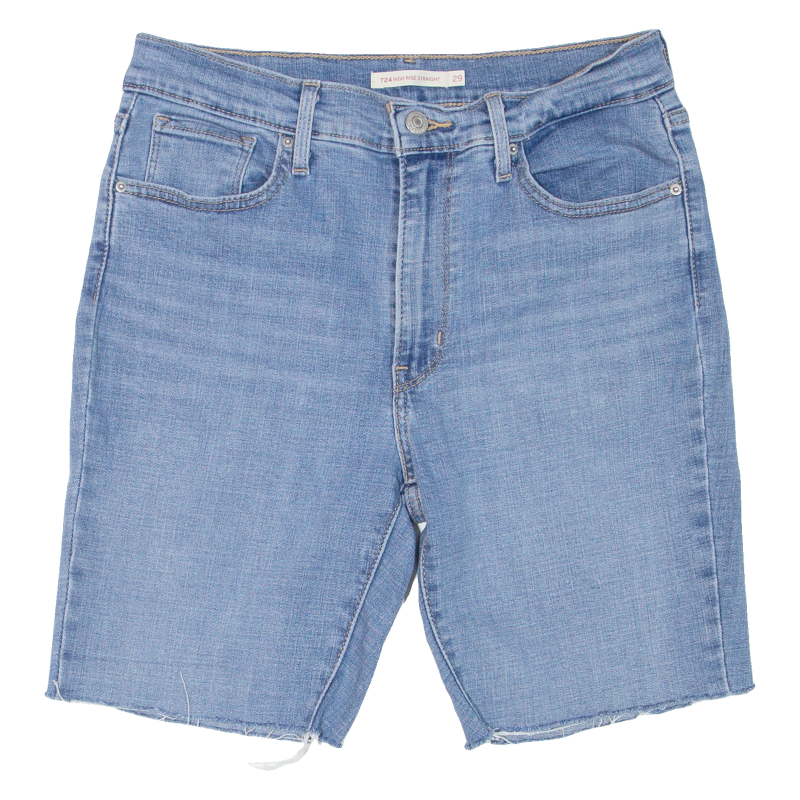 Buy LEVI'S 724 High Rise Cut Off Womens Denim Shorts Blue Slim M W29 Refurbished - $14.03 LEVI'S 724 High Rise Cut Off Womens Denim Shorts Blue Slim M W29 Refurbished - N/A refurbished available on Cerqular