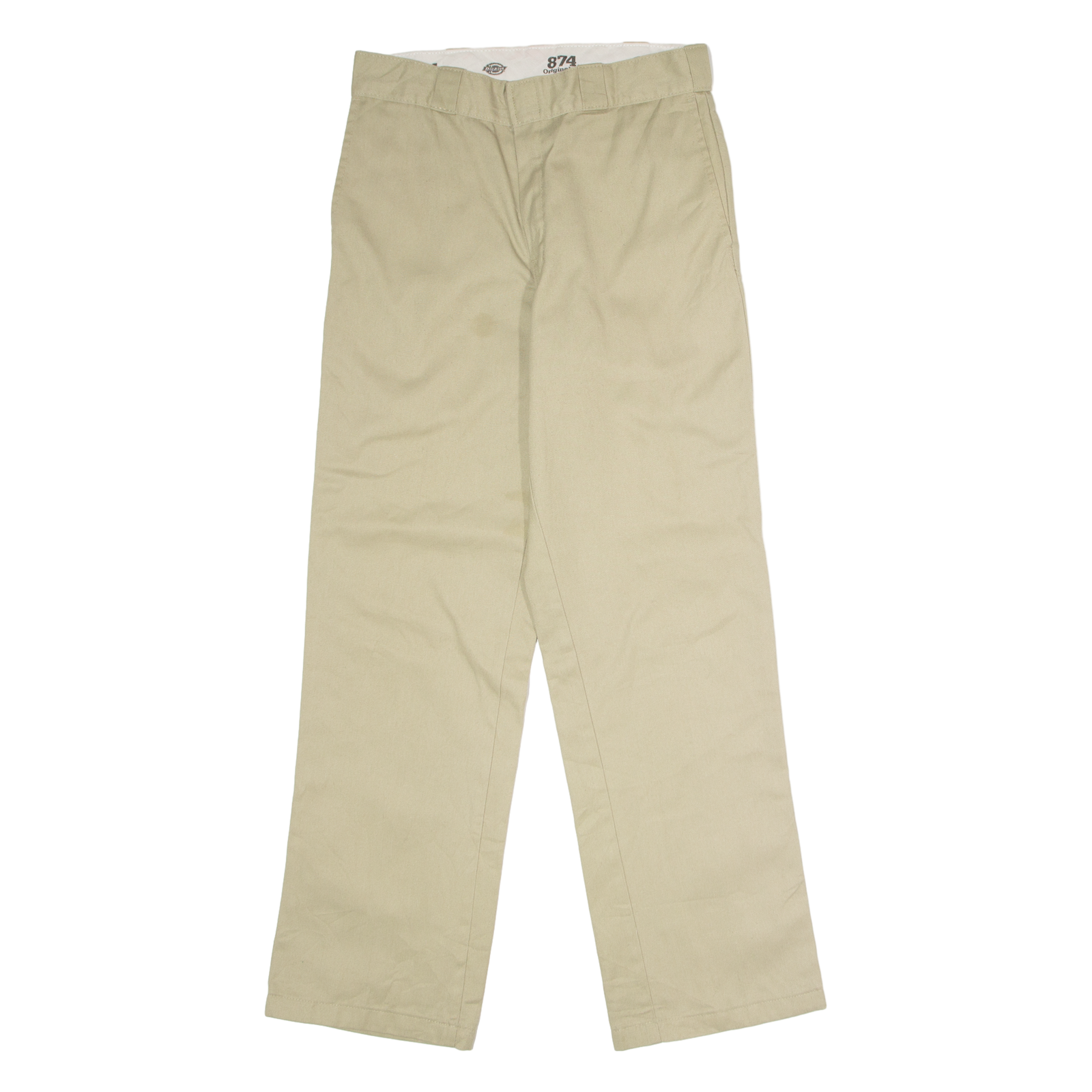 DICKIES 874 Workwear Mens Twill Trousers Beige Classic Straight W30 L32 Refurbished - N/A refurbished available on Cerqular