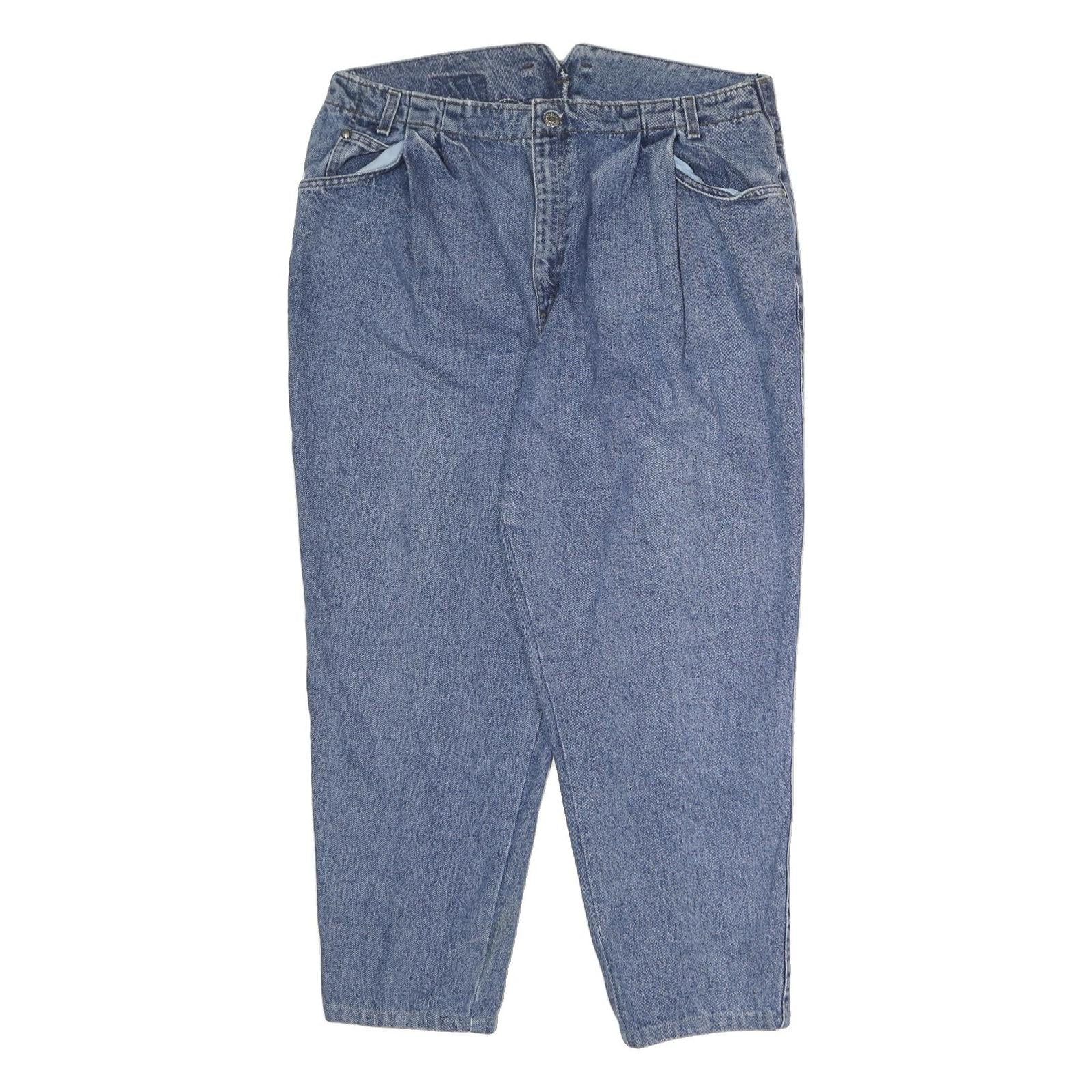 LEVI'S 900 Womens Jeans Blue Regular Tapered Denim Medium W38 L28 High Waist Refurbished - N/A refurbished available on Cerqular