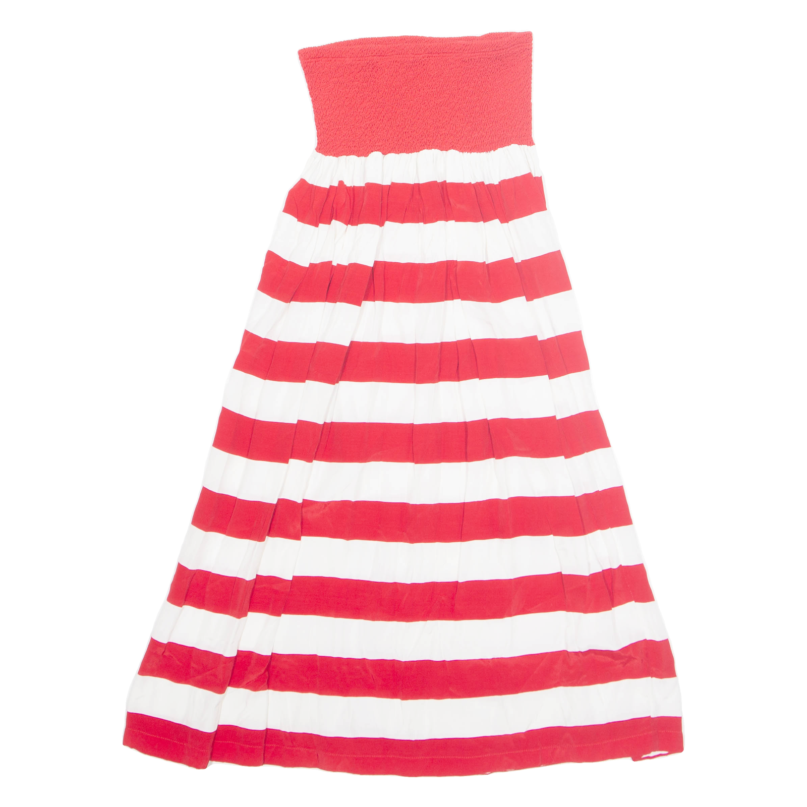 BELDONA Womens A-Line Skirt Red Knee Length Colourblock UK 10 Refurbished - N/A refurbished available on Cerqular