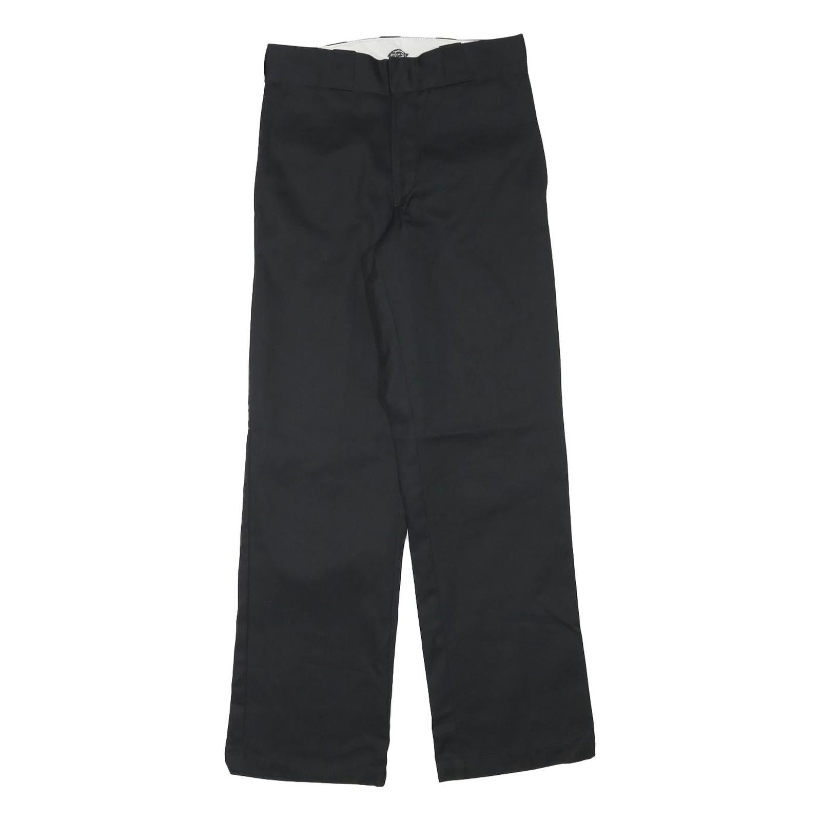 Buy DICKIES Mens Cotton Blend Black Regular Fit Straight Leg Trousers W27 L29 Refurbished - $42.89 DICKIES Mens Cotton Blend Black Regular Fit Straight Leg Trousers W27 L29 Refurbished - N/A refurbished available on Cerqular