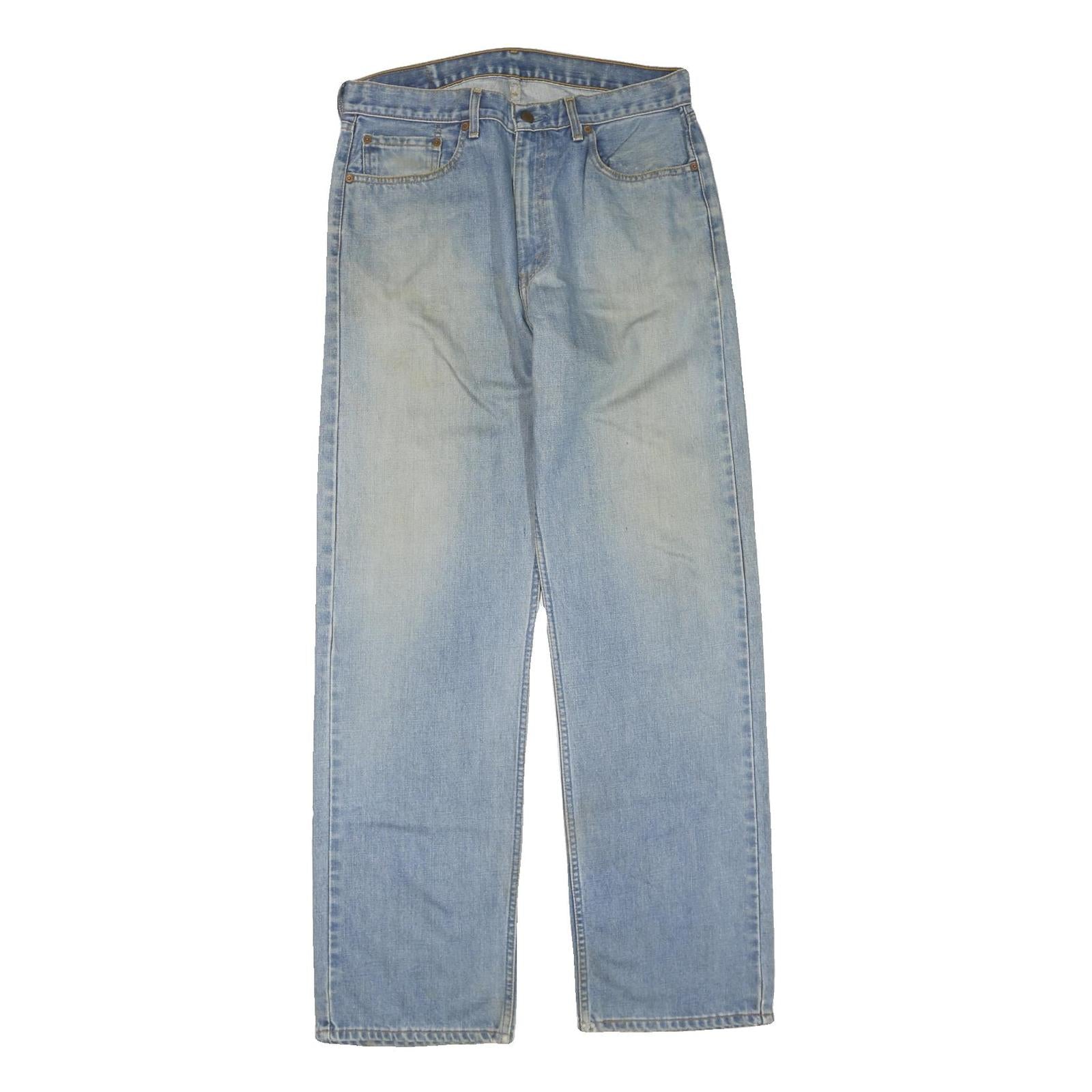 LEVI'S Mens Regular Fit 512 Tapered Denim Light Blue Jeans W36 L34 Classic Refurbished - N/A refurbished available on Cerqular
