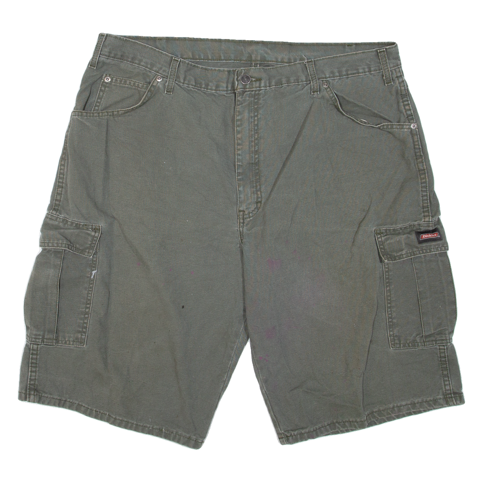 DICKIES Mens Workwear Shorts Green Relaxed XL W40 Refurbished - N/A refurbished available on Cerqular