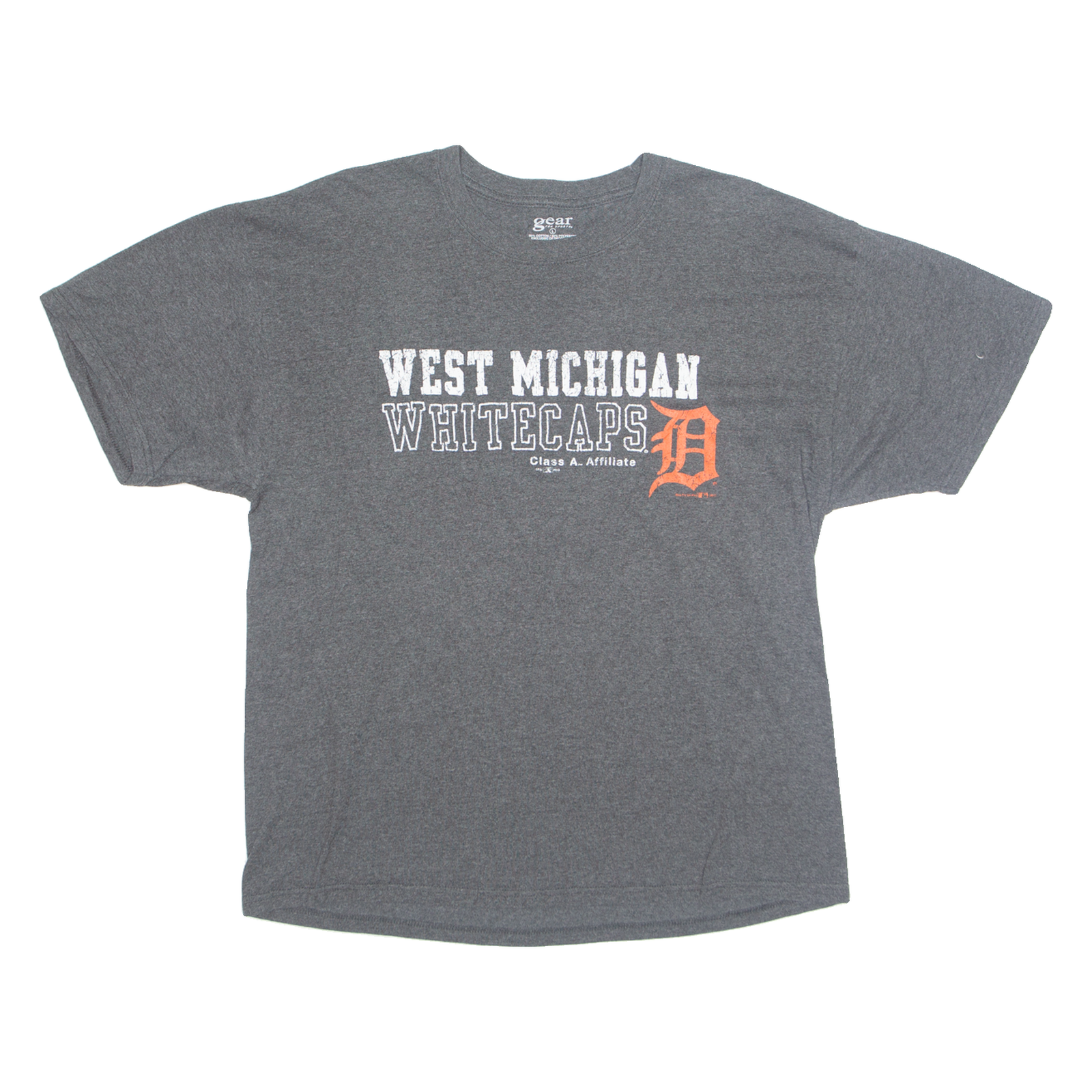 GEAR FOR SPORTS West Michigan Whitecaps Mens T-Shirt Grey USA L Refurbished - N/A refurbished available on Cerqular