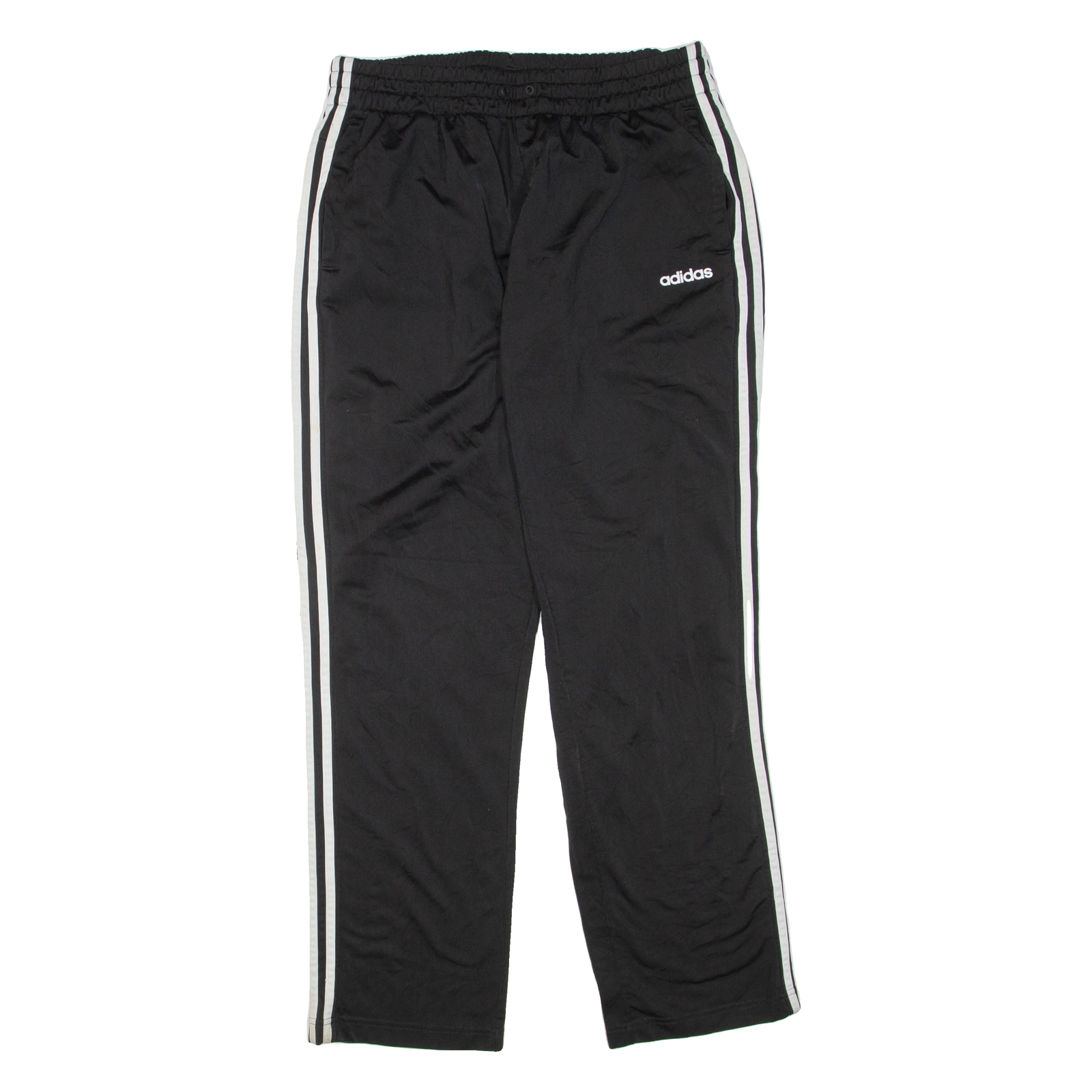ADIDAS Womens Track Pants Black Straight L W32 L32 Refurbished - N/A refurbished available on Cerqular