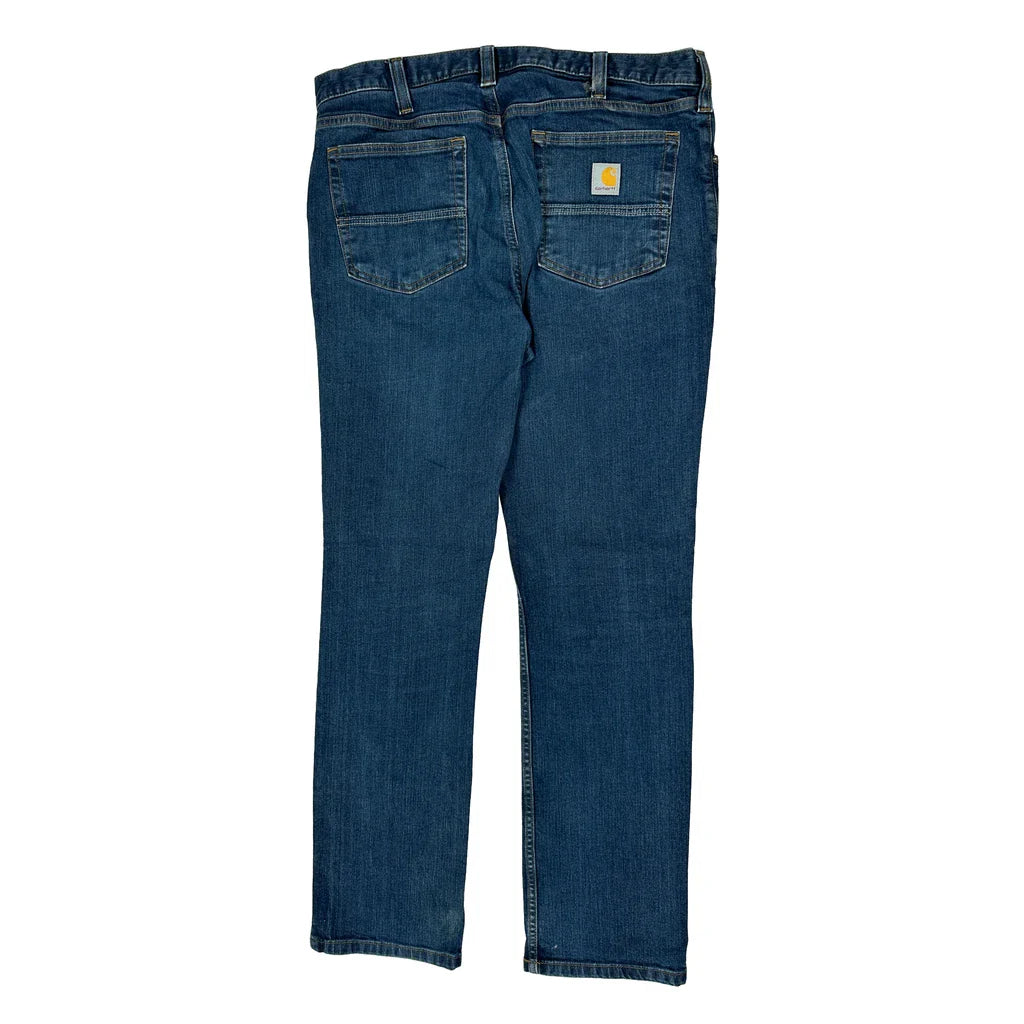 Carhartt Jeans - 34W 32L Blue Cotton Blend Refurbished - Thrifted (note: this is a term often used to describe second- refurbished available on Cerqular