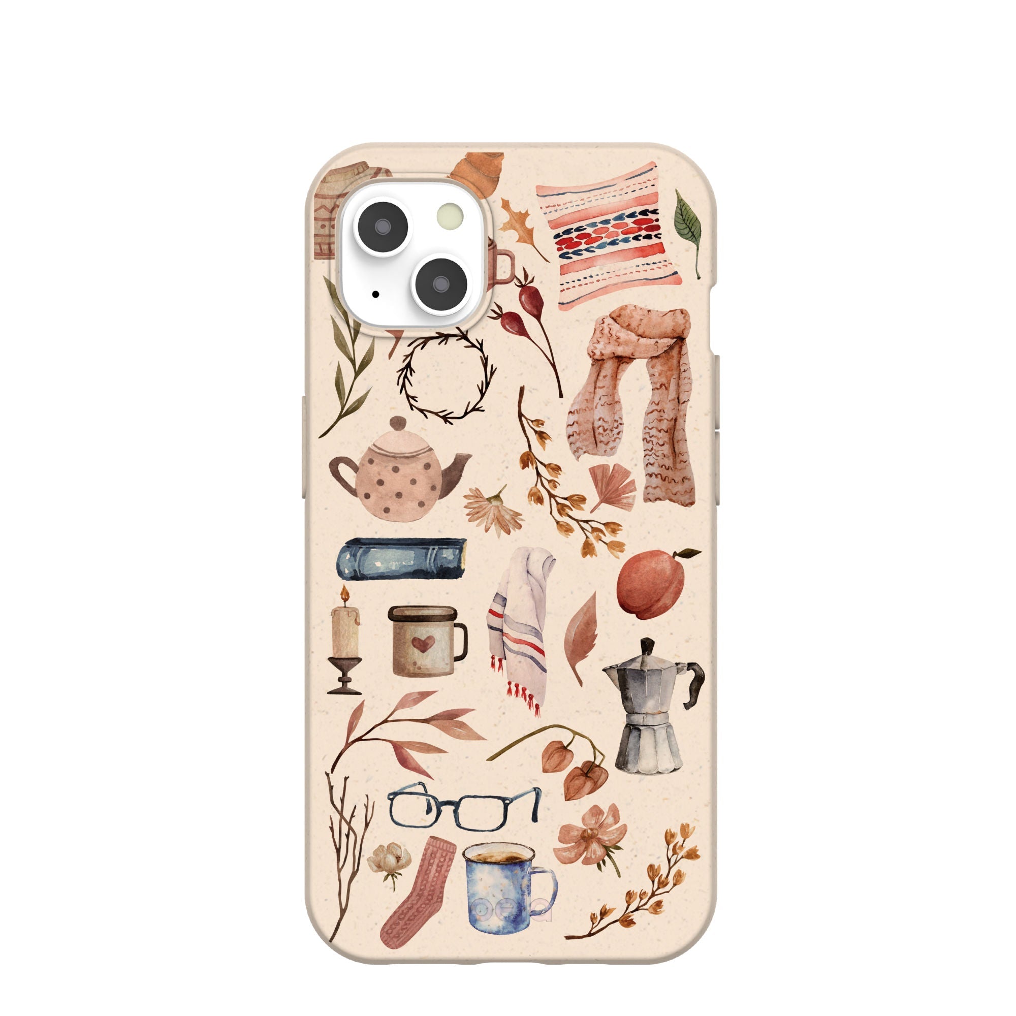 Seashell Creature Comforts iPhone 13 Case Refurbished - Pela Case refurbished available on Cerqular