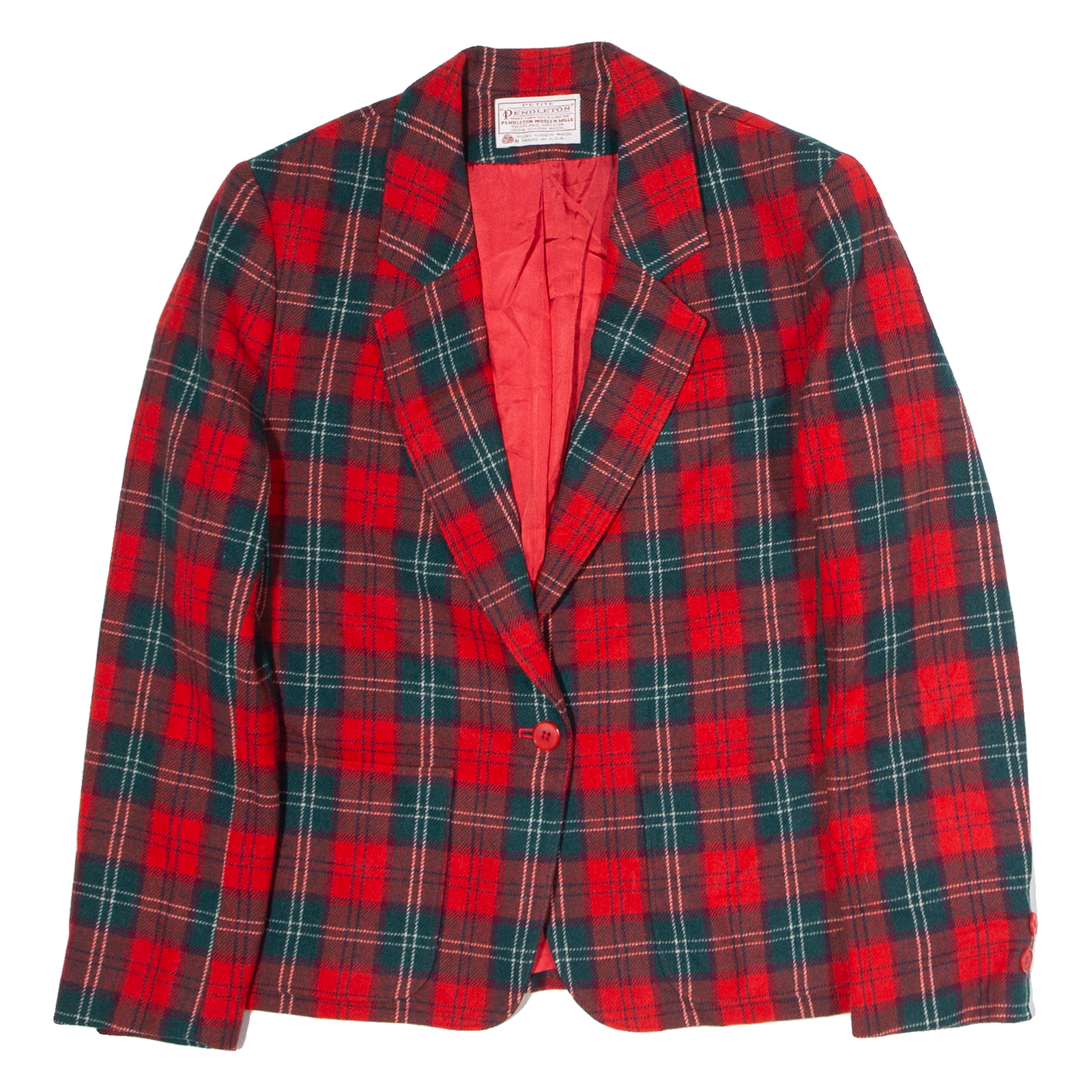 Buy PENDLETON Womens Blazer Jacket Red Wool Check UK 10 Refurbished - $100.09 PENDLETON Womens Blazer Jacket Red Wool Check UK 10 Refurbished - N/A refurbished available on Cerqular