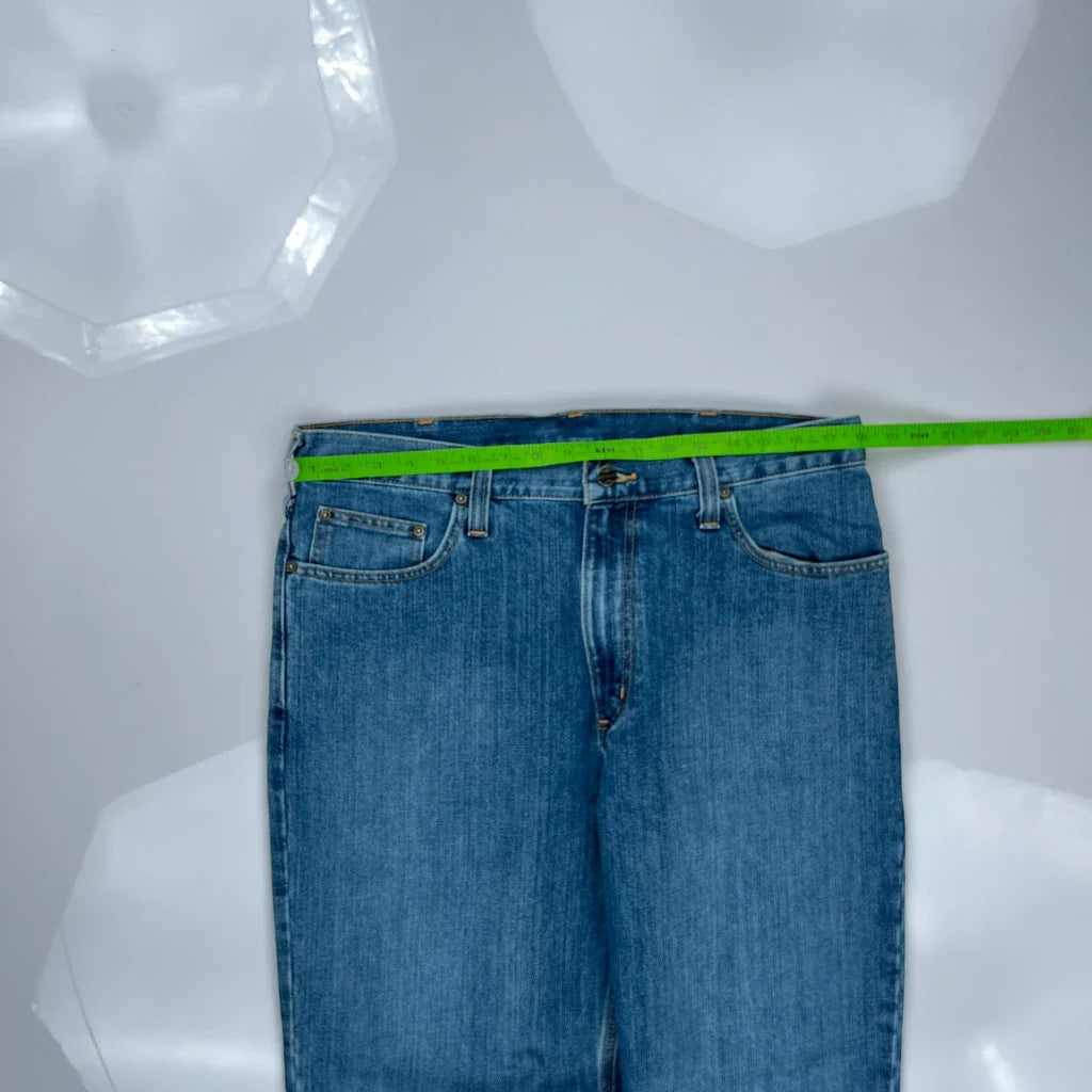Carhartt Jeans - 36W 36L Blue Cotton Blend Refurbished - Thrifted (note: this is a term often used to describe second- refurbished available on Cerqular