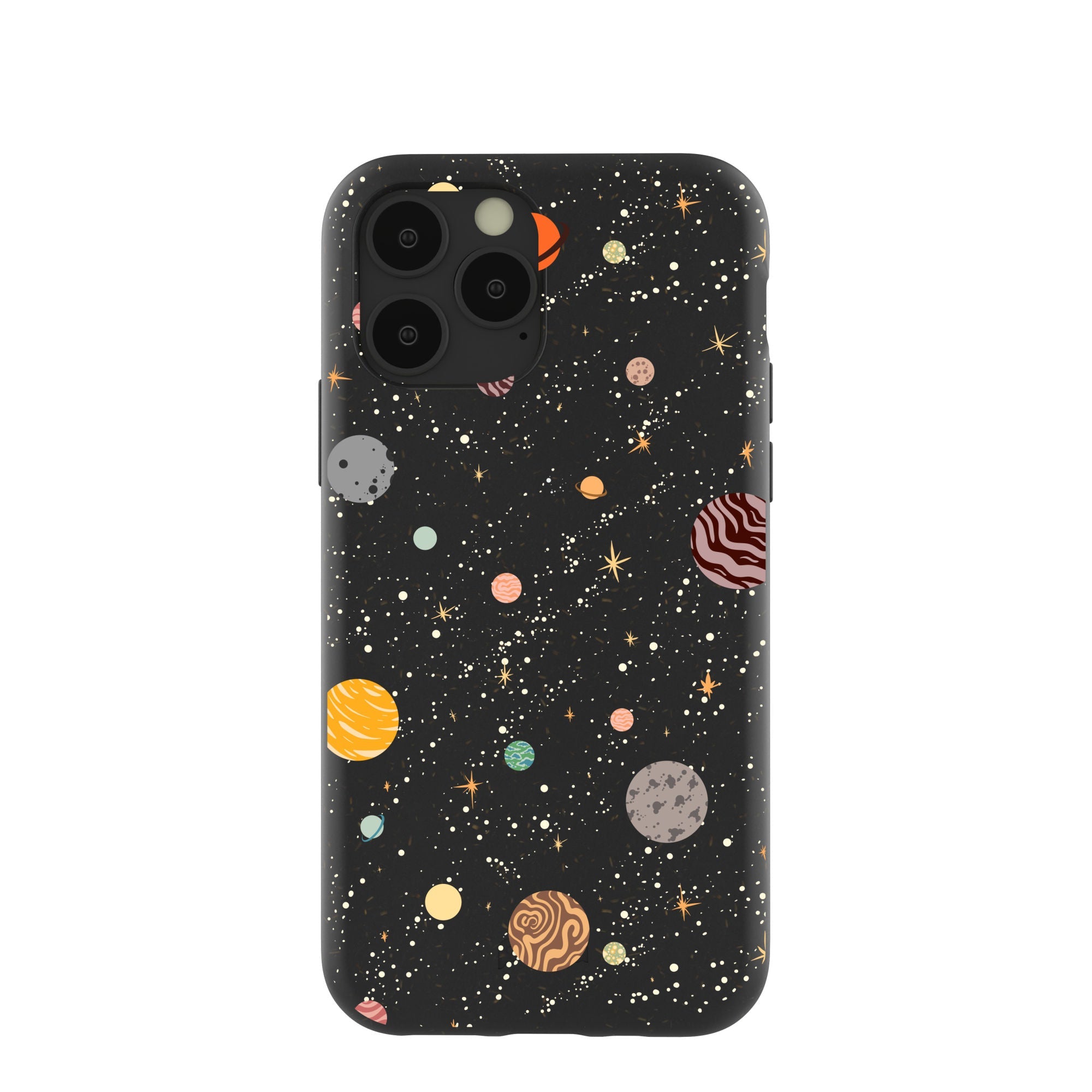 Black Galactic Glow iPhone 11 Pro Case Refurbished - Pela Case refurbished available on Cerqular