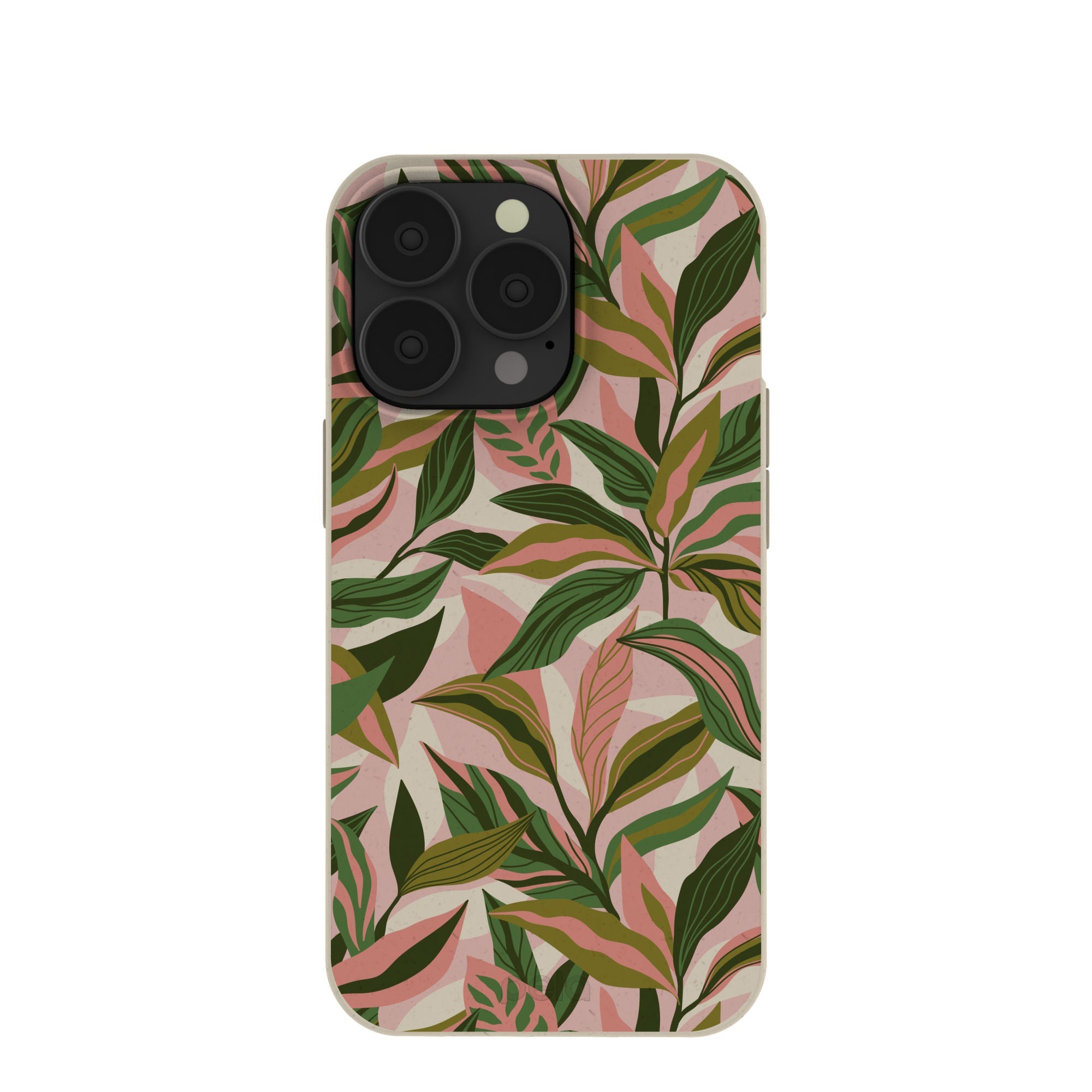 London Fog Pink Botanics iPhone 13 Pro Case Refurbished - Pela Case refurbished available on Cerqular
