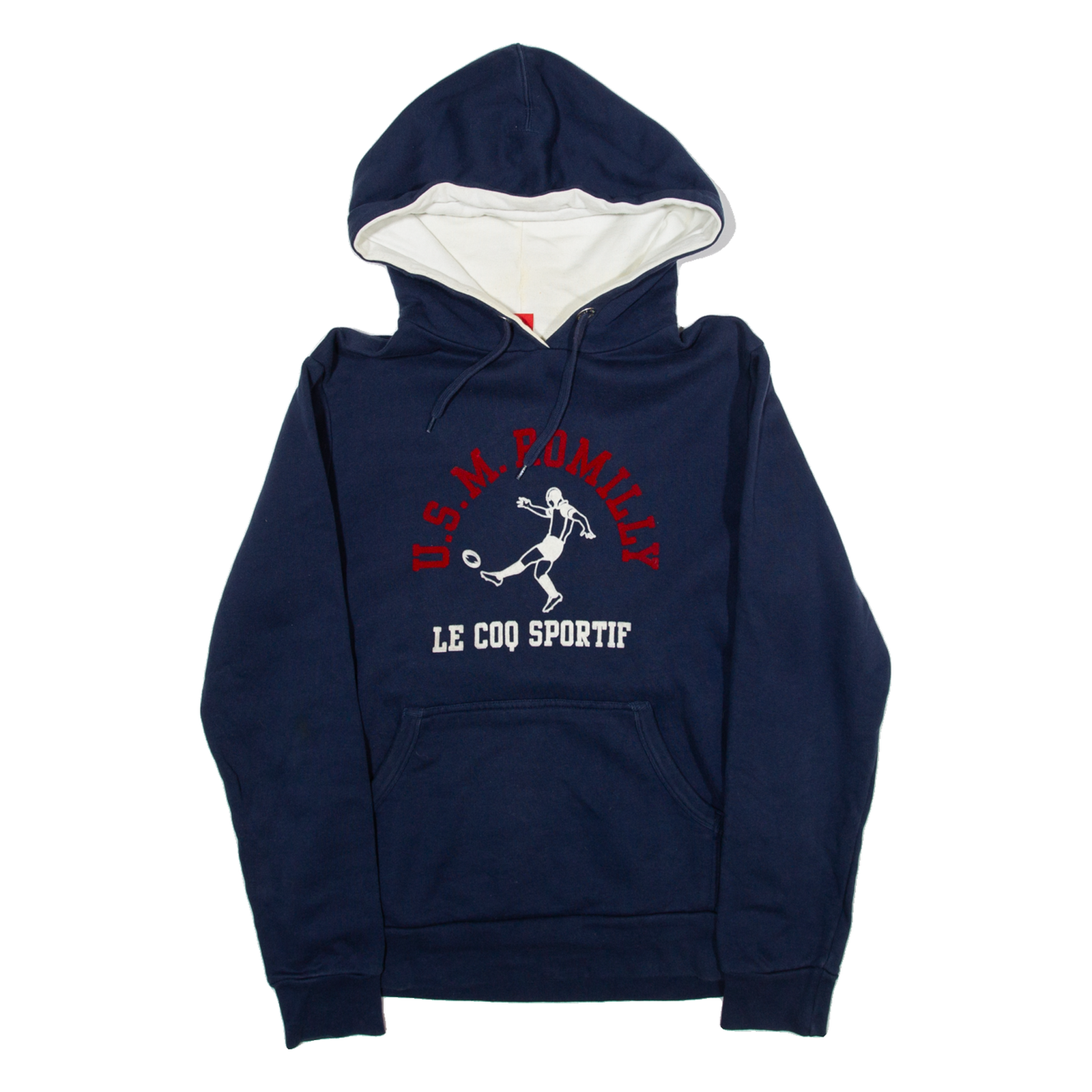 LE COQ SPORTIF Womens Blue Hoodie M Refurbished - N/A refurbished available on Cerqular
