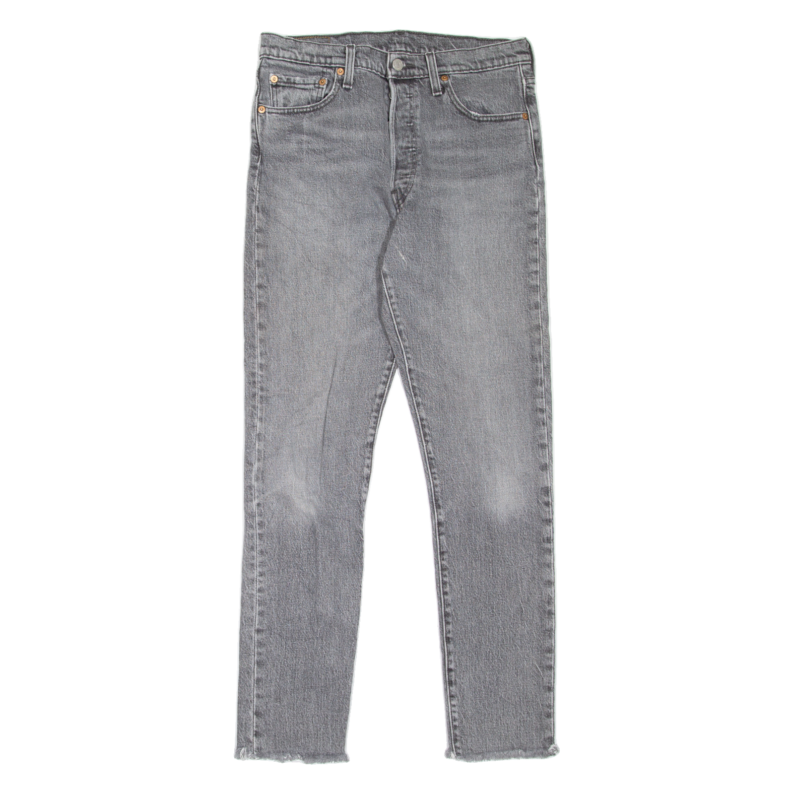 LEVI'S 501S Jeans Womens Grey Skinny Straight Stone Wash W29 L29 Refurbished - N/A refurbished available on Cerqular
