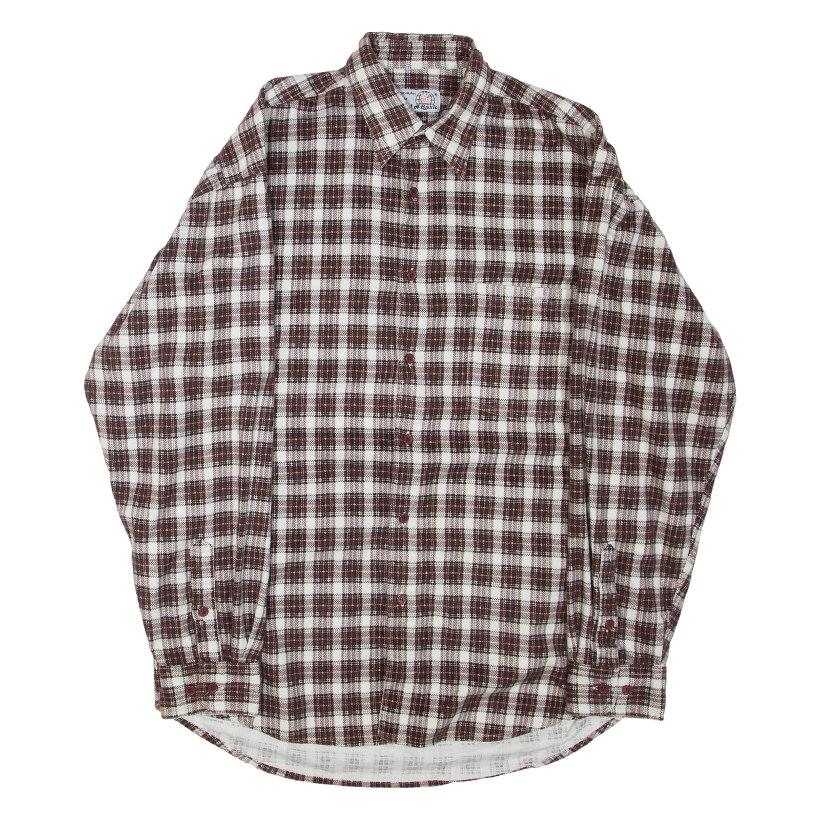 Buy WORLD OF BASIC Mens Flannel Shirt Brown Check Long Sleeve M Refurbished - $18.19 WORLD OF BASIC Mens Flannel Shirt Brown Check Long Sleeve M Refurbished - N/A refurbished available on Cerqular