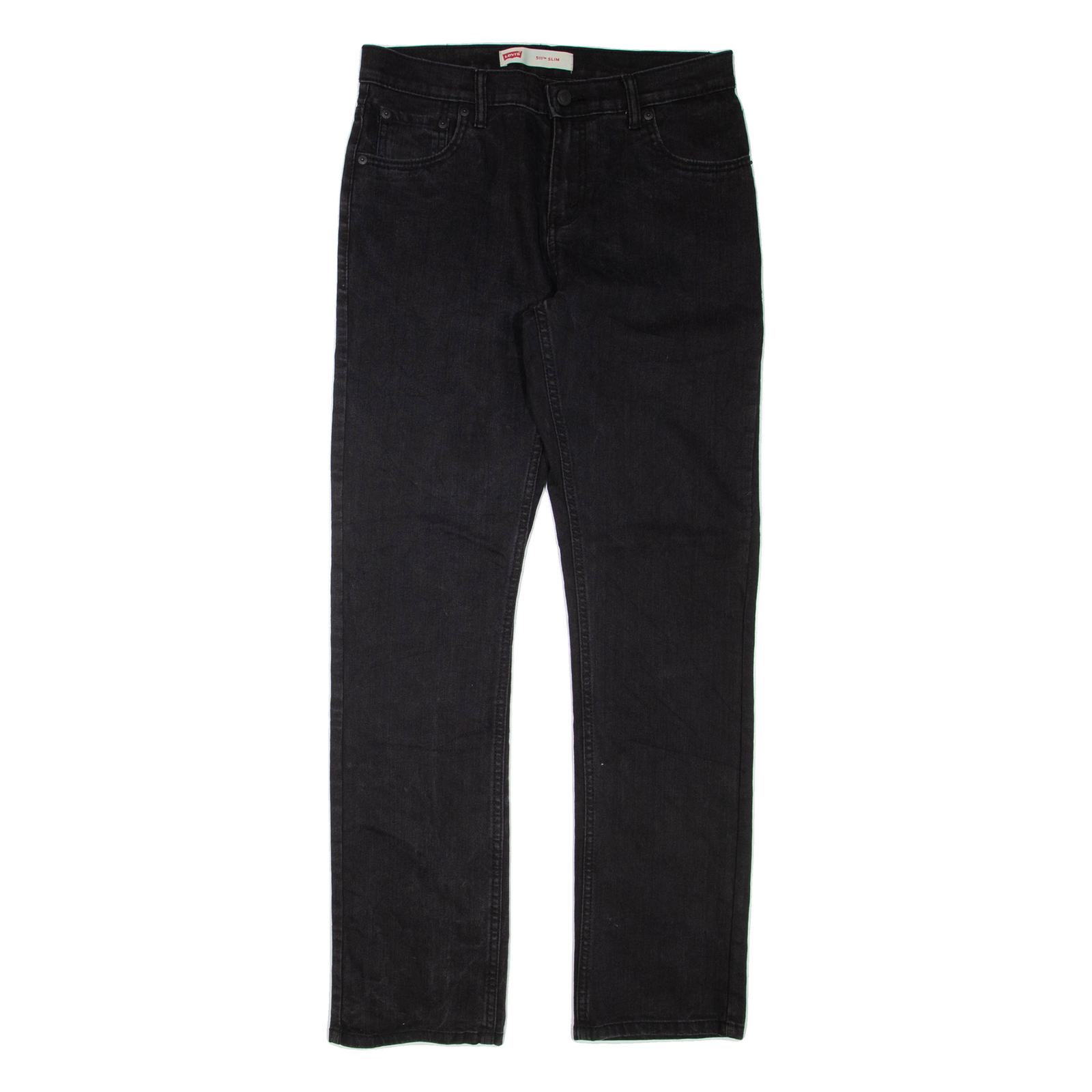LEVI'S 511 Womens Jeans Black Regular Straight W30 L32 Refurbished - N/A refurbished available on Cerqular
