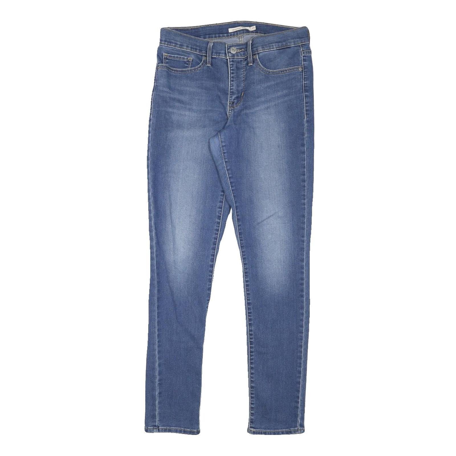 LEVI'S 311 Womens Jeans Blue Slim Skinny Denim Medium W29 L28 Zip Refurbished - N/A refurbished available on Cerqular