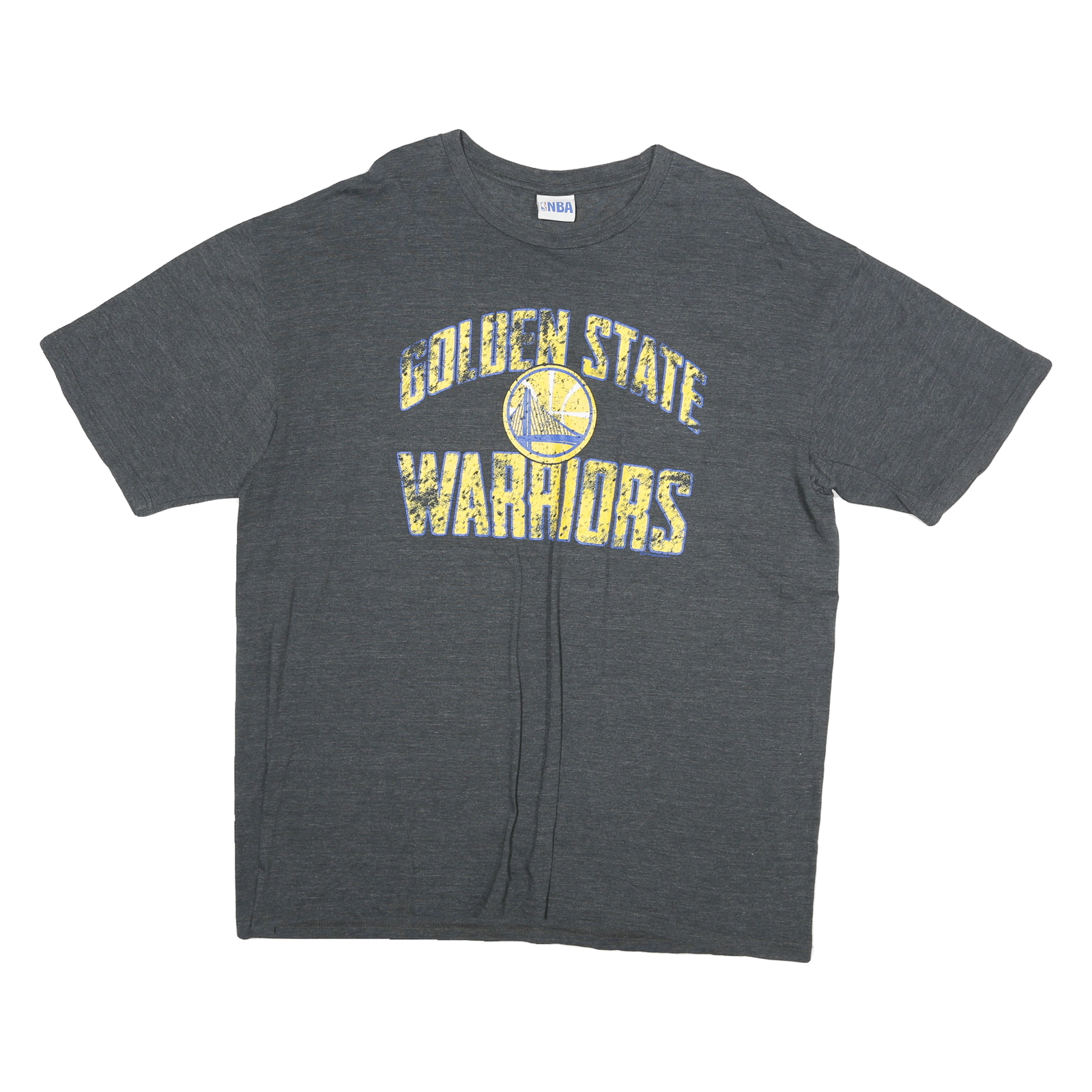 NBA Mens Grey Golden State Warriors Graphic T-Shirt XL Short Sleeve Crew Neck Refurbished - N/A refurbished available on Cerqular