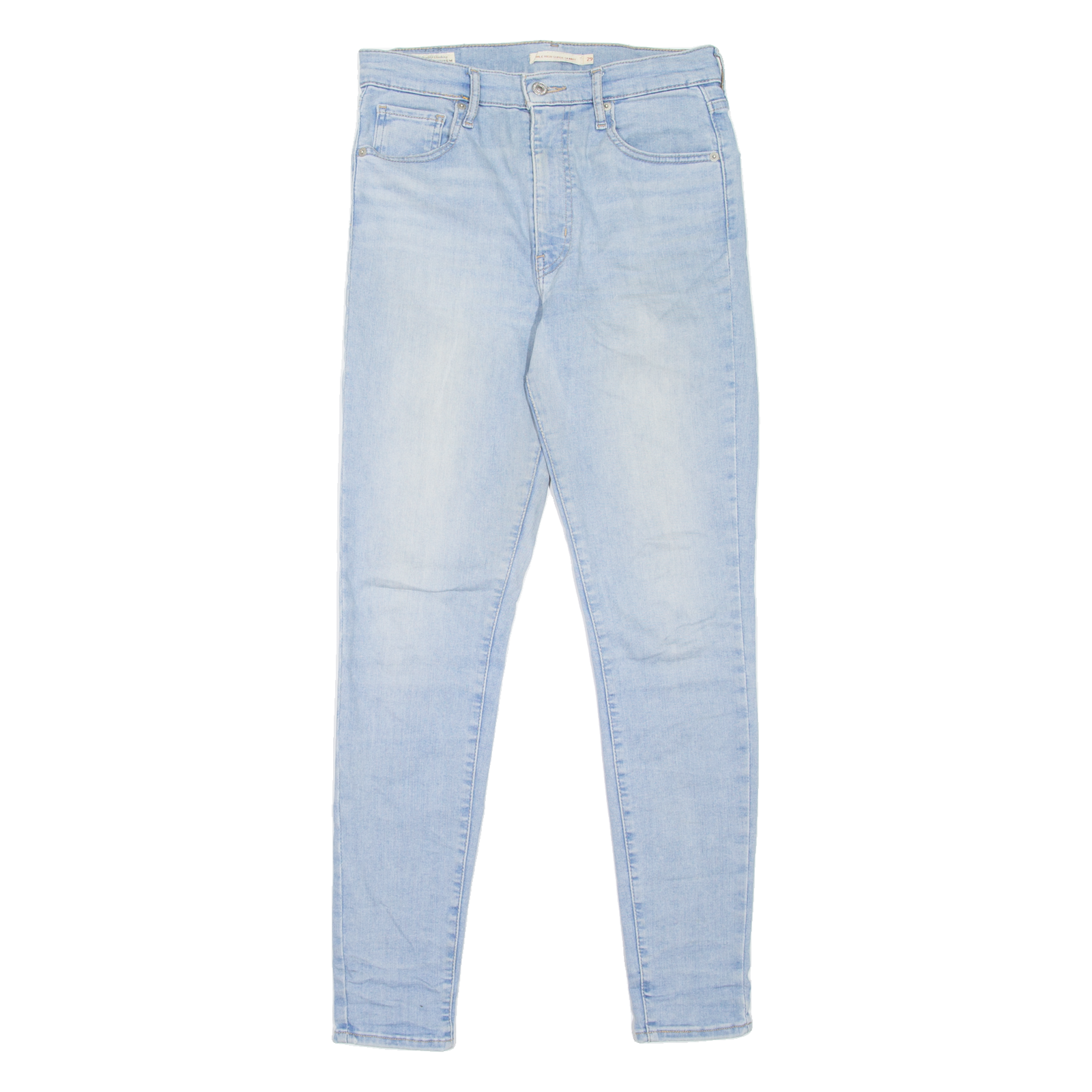 LEVI'S Mile High BIG E Womens Jeans Blue Slim Skinny Stone Wash W29 L30 Refurbished - N/A refurbished available on Cerqular