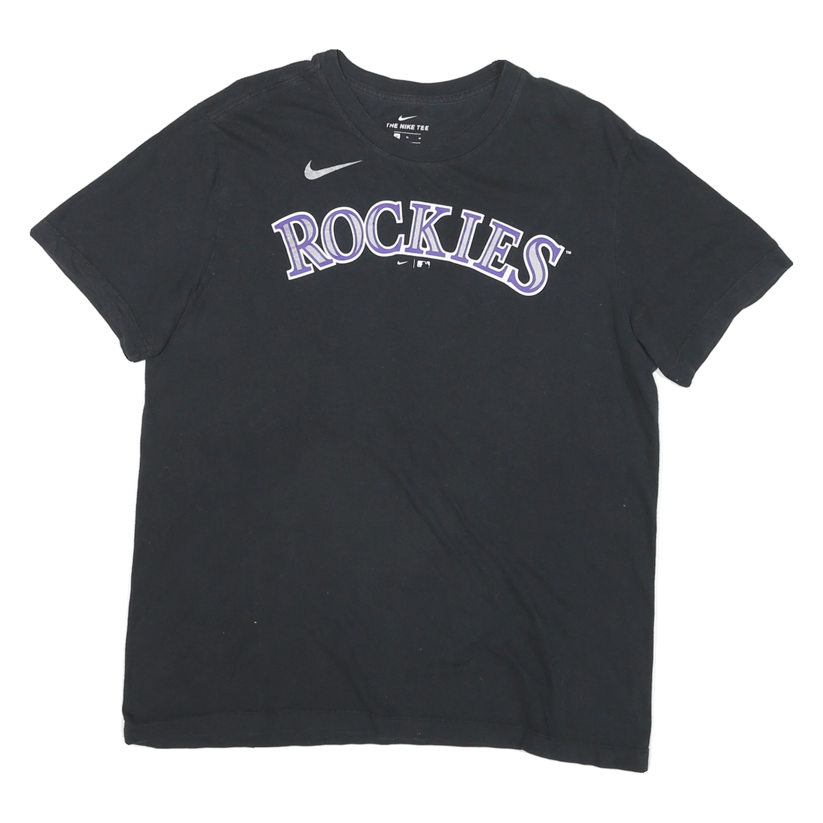 NIKE Mens Black Rockies Graphic T-Shirt M Short Sleeve Crew Neck Sportswear Refurbished - N/A refurbished available on Cerqular