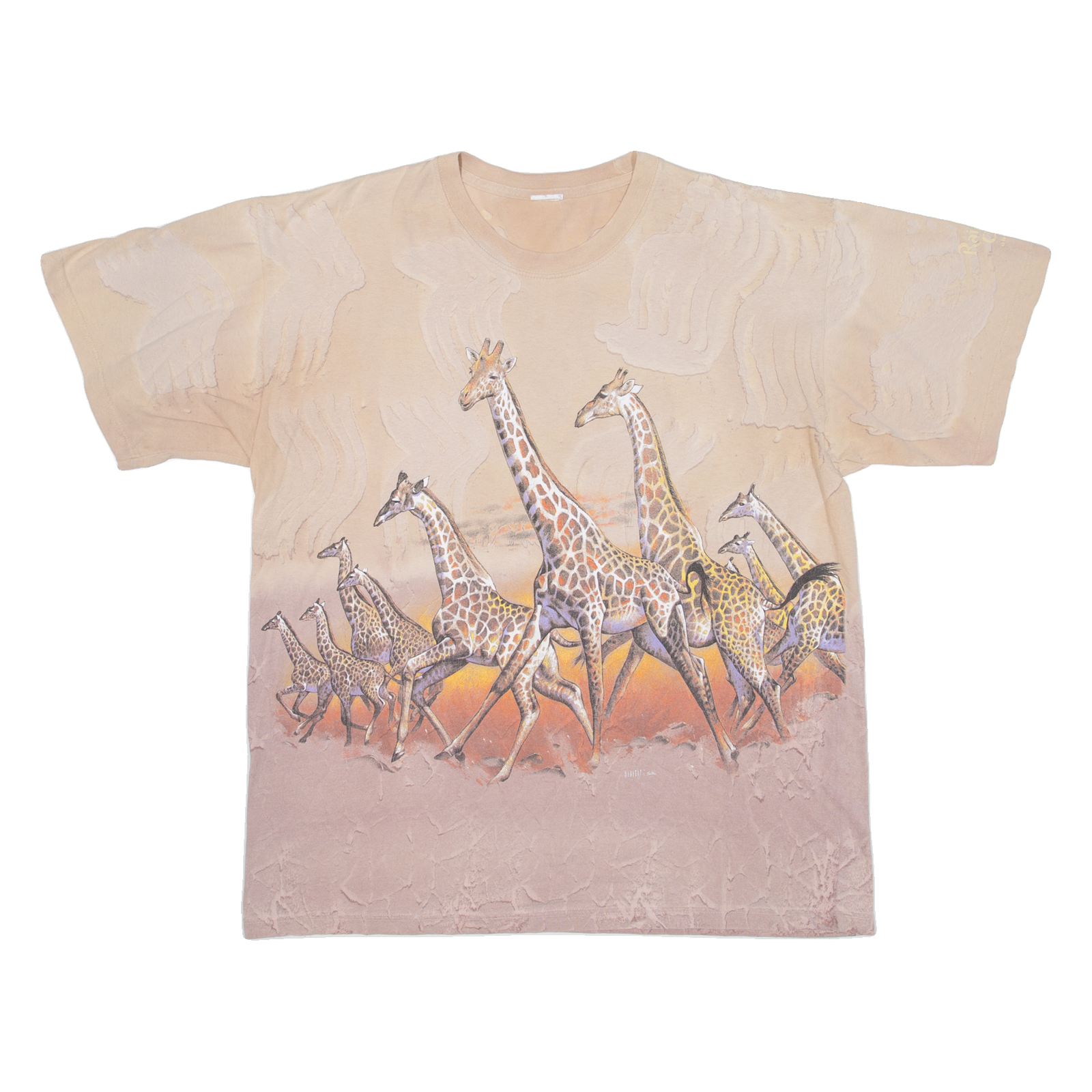 Geraffes Mens T-Shirt Beige L Refurbished - N/A refurbished available on Cerqular