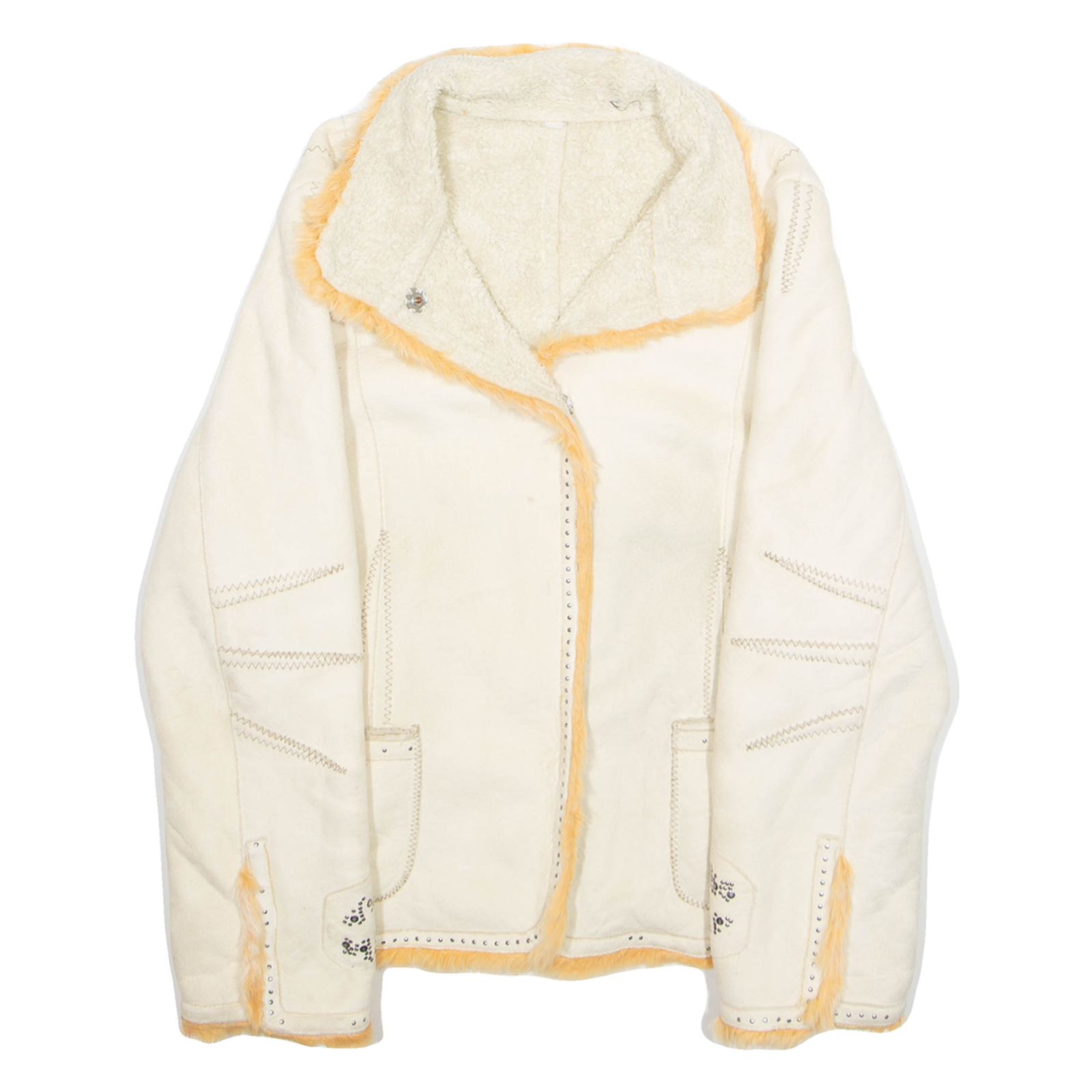 Womens Jacket Cream M Refurbished - N/A refurbished available on Cerqular