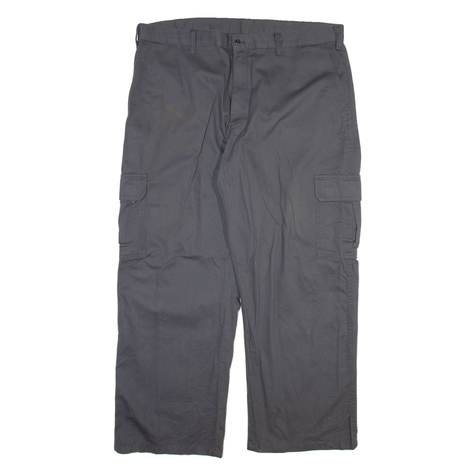 DICKIES Cargo Mens Trousers Grey Regular Straight W40 L30 Refurbished - N/A refurbished available on Cerqular