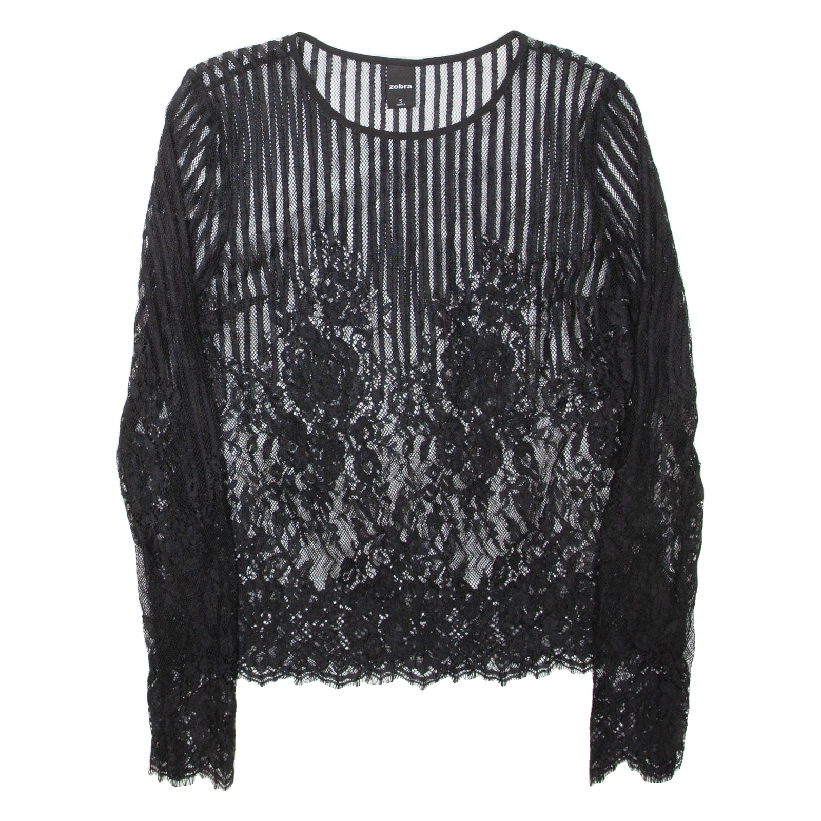 Buy ZEBRA Sheer Womens Top Black Long Sleeve S Refurbished - $16.89 ZEBRA Sheer Womens Top Black Long Sleeve S Refurbished - N/A refurbished available on Cerqular