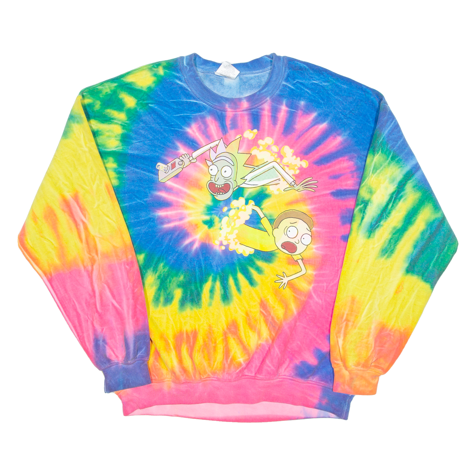 Buy RIPPLE JUNCTION Rick And Morty Tie-Dye Mens Sweatshirt Blue Crew Neck M Refurbished - $22.61 RIPPLE JUNCTION Rick And Morty Tie-Dye Mens Sweatshirt Blue Crew Neck M Refurbished - N/A refurbished available on Cerqular