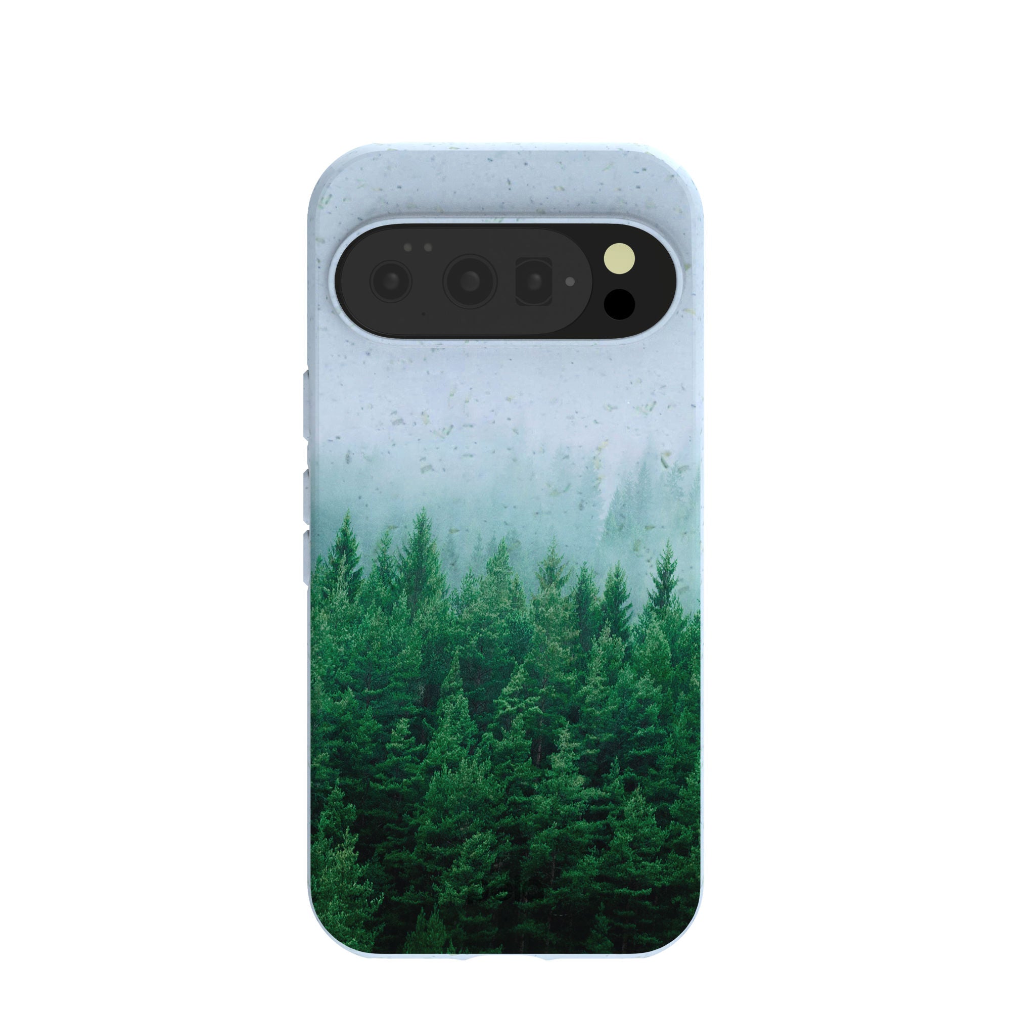 Powder Blue Forest Mist Google Pixel 10/10 Pro Case | PixelSnap Compatibility: Without PixelSnap Refurbished - Pela Case refurbished available on Cerqular