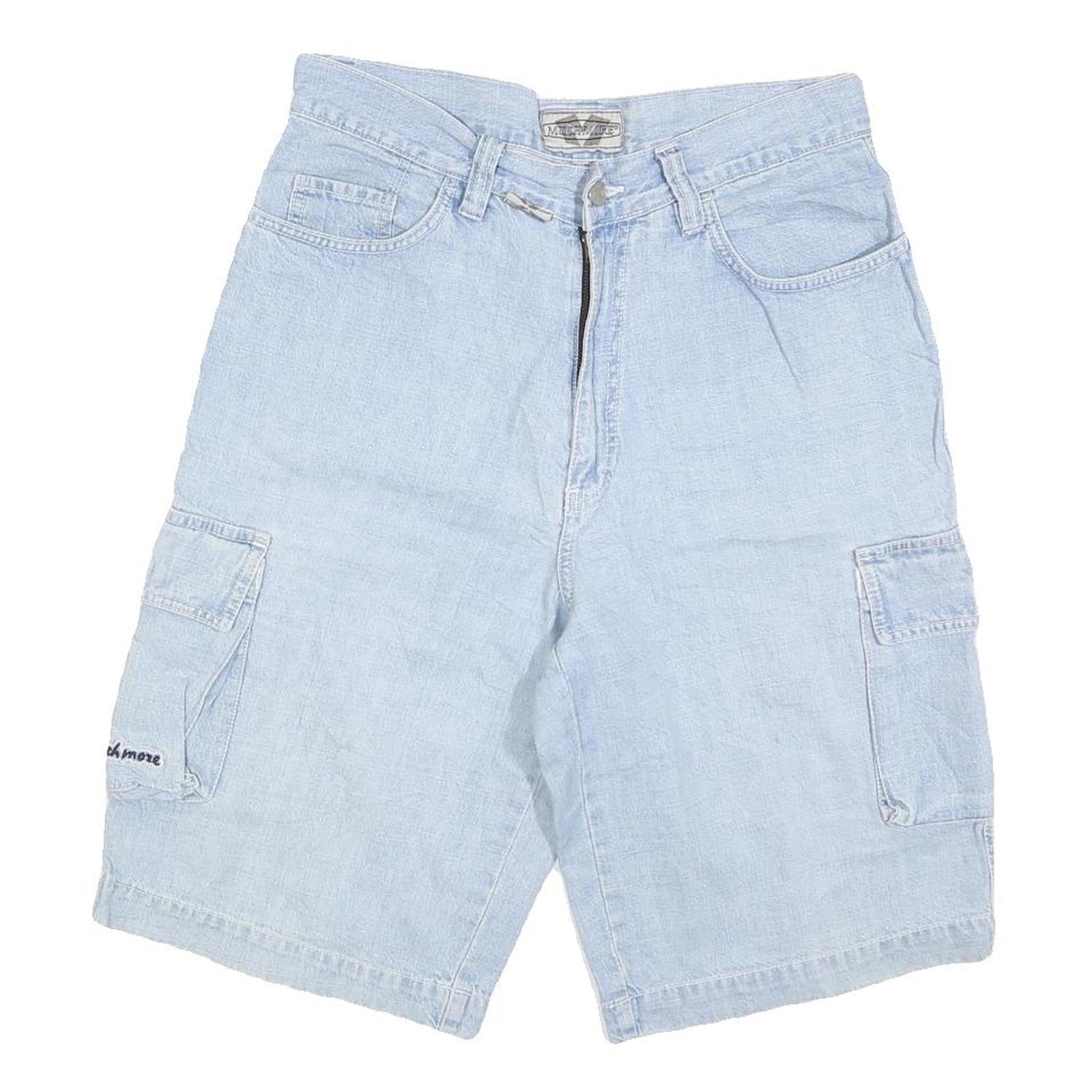 Buy MUCH MORE Mens Light Blue Casual Cargo Shorts M W31 Cotton Blend Comfortable Fit Refurbished - $18.19 MUCH MORE Mens Light Blue Casual Cargo Shorts M W31 Cotton Blend Comfortable Fit Refurbished - N/A refurbished available on Cerqular