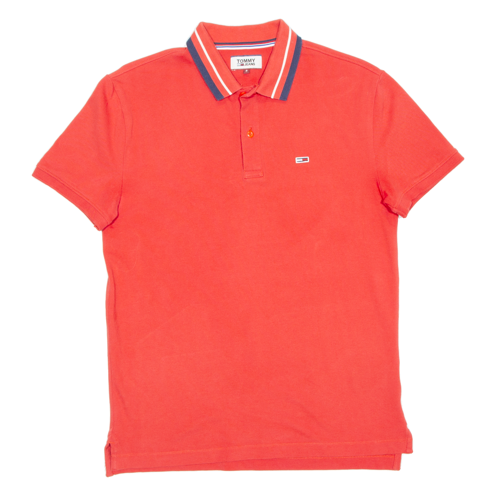 TOMMY HILFIGER Jeans Mens Polo Shirt Red M Refurbished - N/A refurbished available on Cerqular
