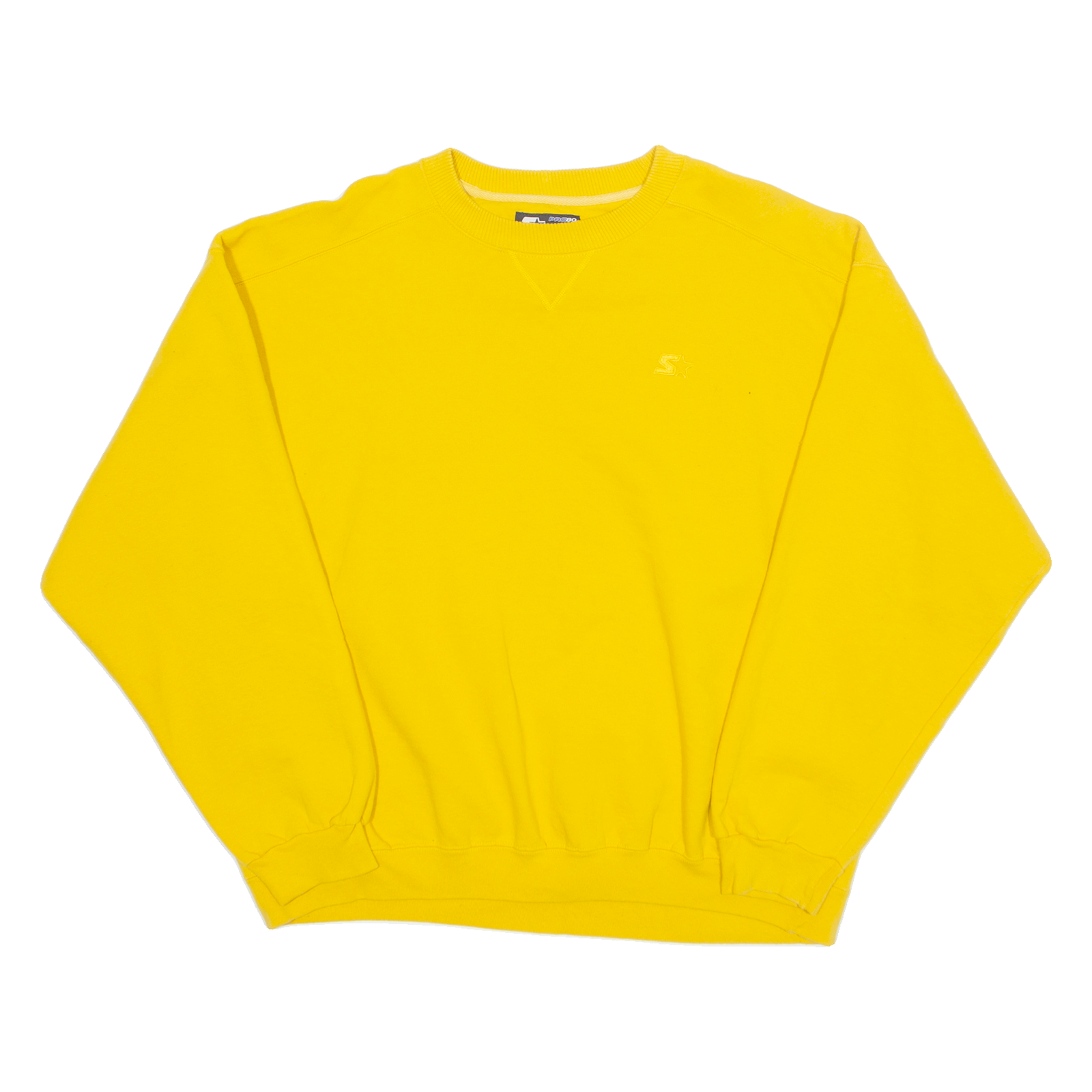 STARTER Mens Sweatshirt Yellow 90s L Refurbished - N/A refurbished available on Cerqular