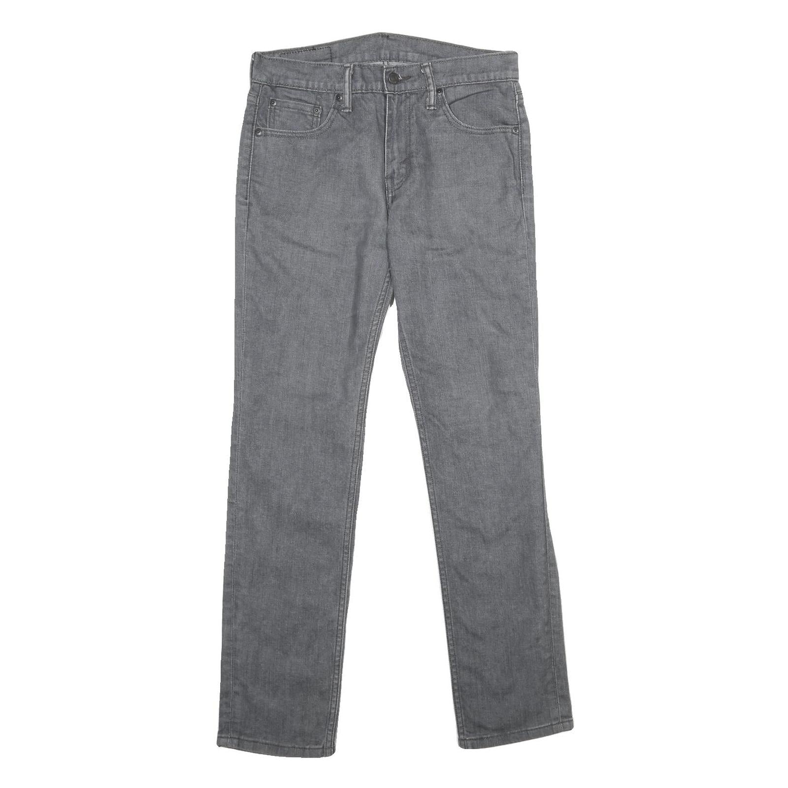 LEVI'S 511 SLIM Mens Jeans Grey Slim Skinny Denim Medium W30 L32 Stretch Refurbished - N/A refurbished available on Cerqular