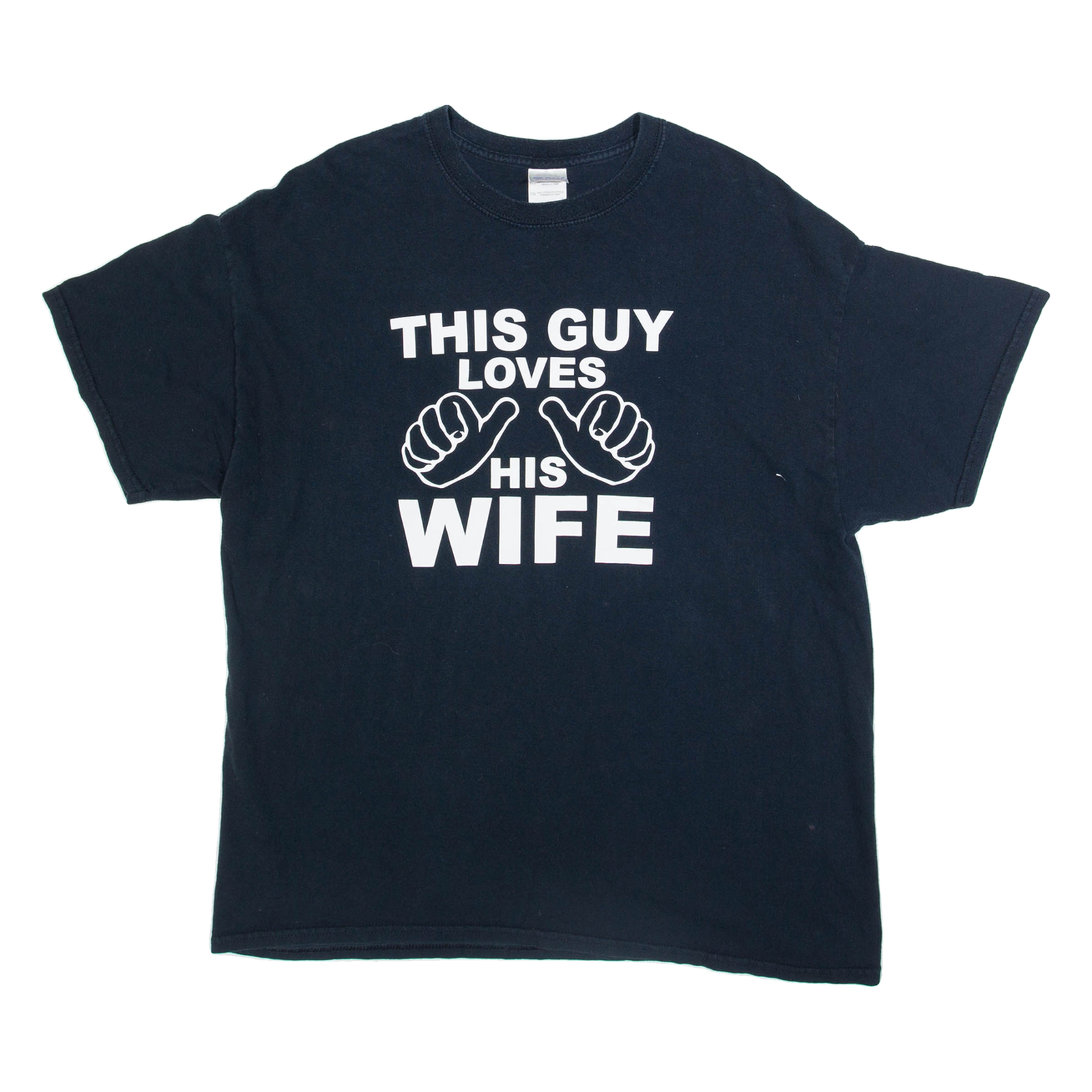 This Guy Loves His Wife Mens Jersey Black XL Refurbished - N/A refurbished available on Cerqular