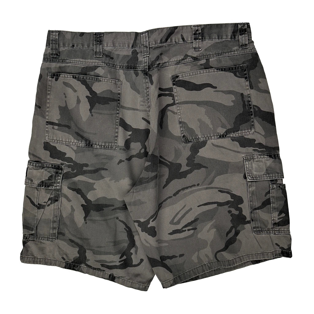 Wrangler Camo Cargo Shorts - 38W 10L Camo Cotton Refurbished - Thrifted (note: this is a term often used to describe second- refurbished available on Cerqular